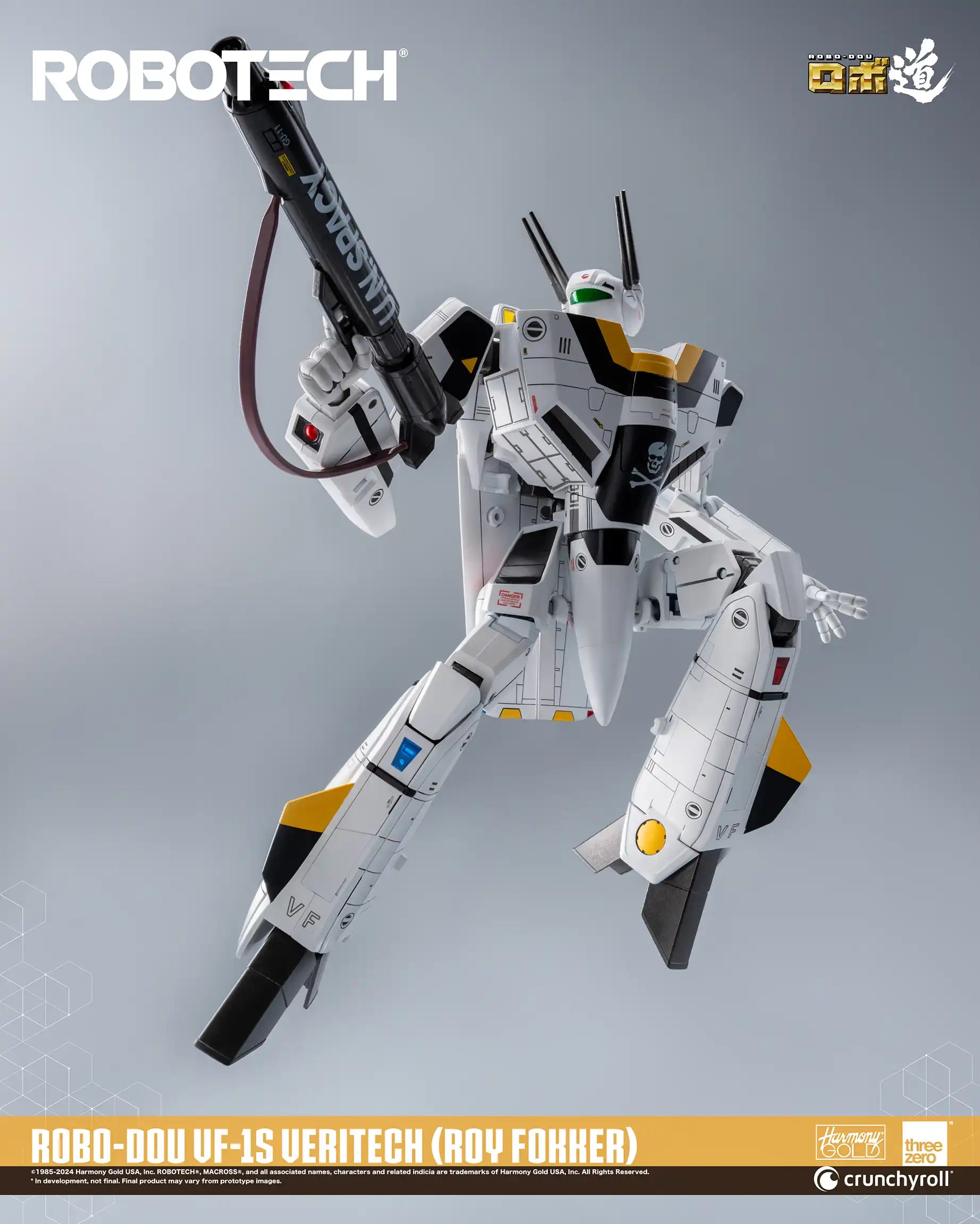 PRE-ORDER threezero - ROBO-DOU - Robotech - Robotech VF‐1S Veritech: Roy Fokker