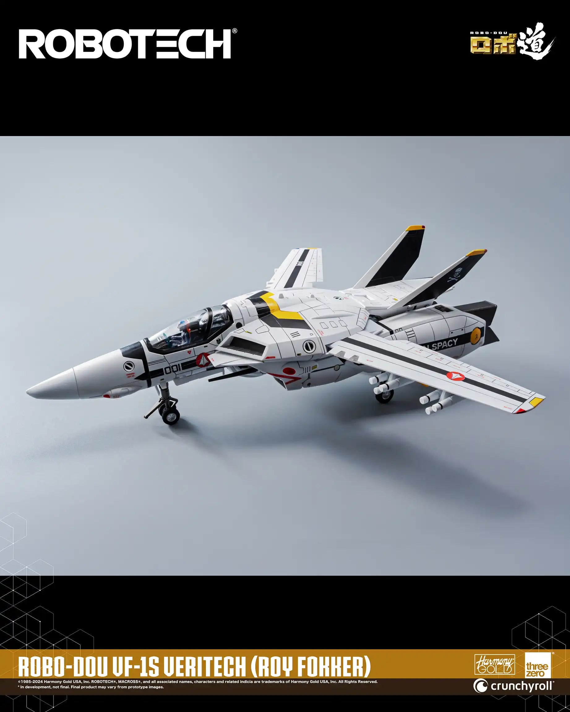 PRE-ORDER threezero - ROBO-DOU - Robotech - Robotech VF‐1S Veritech: Roy Fokker