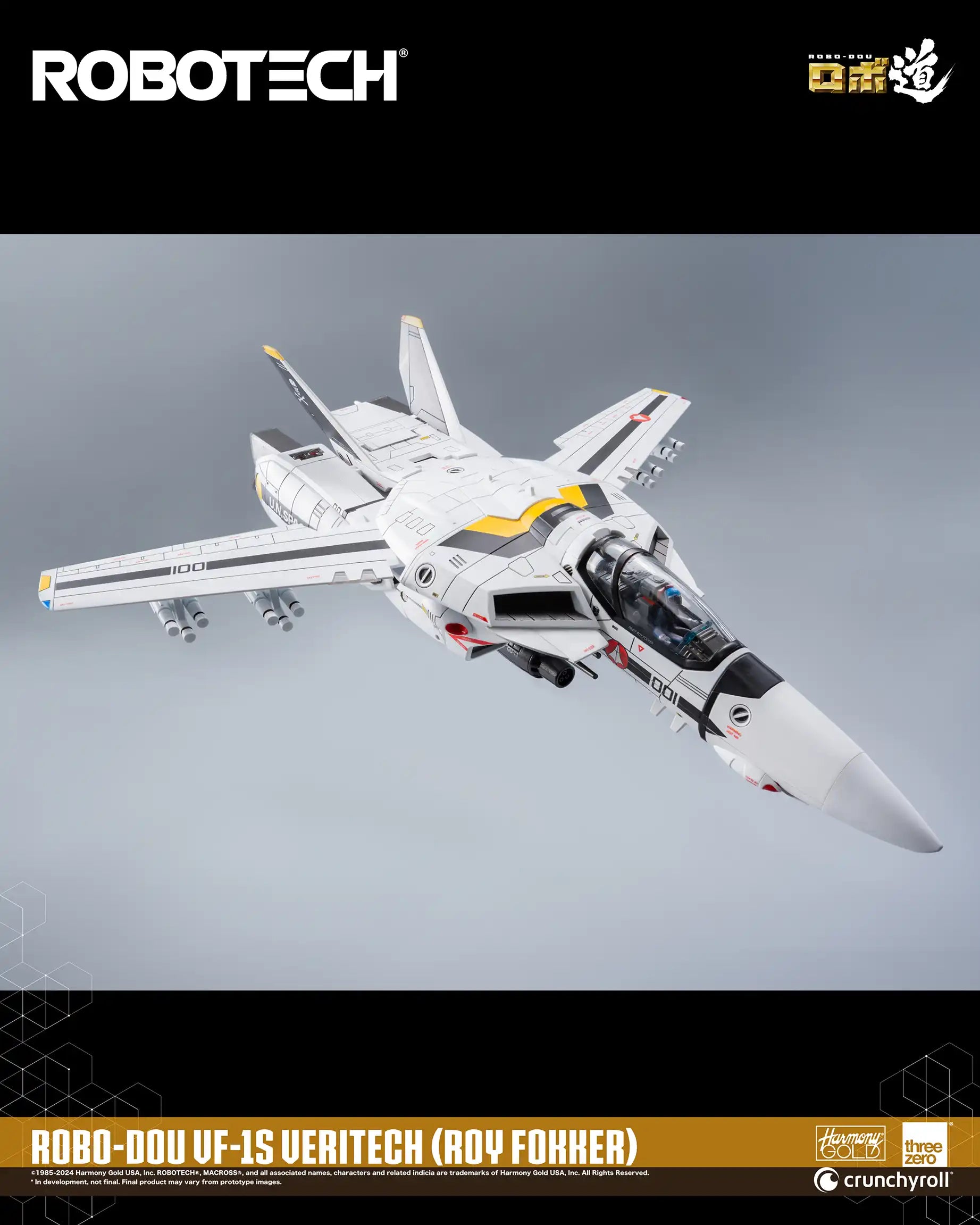 PRE-ORDER threezero - ROBO-DOU - Robotech - Robotech VF‐1S Veritech: Roy Fokker
