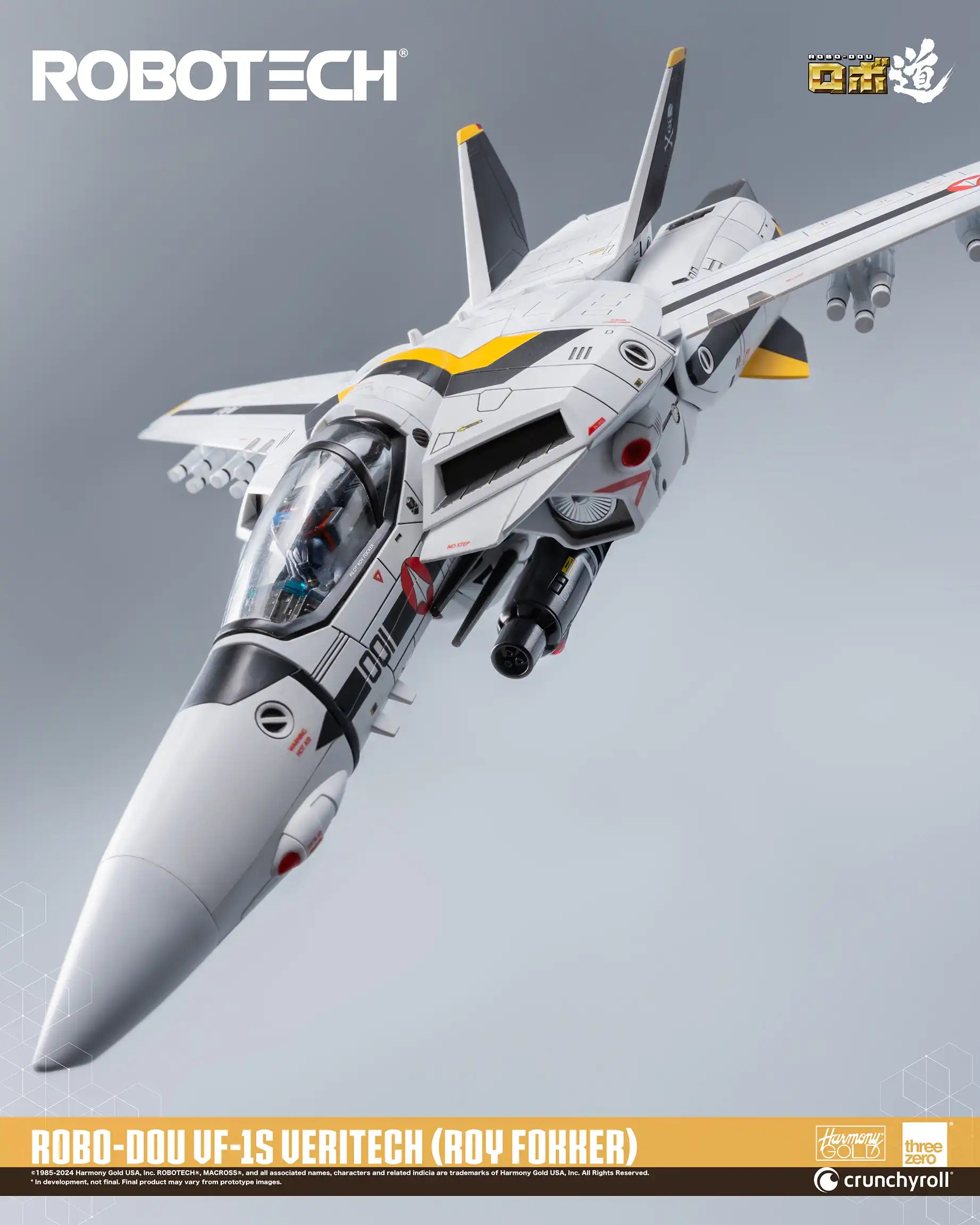PRE-ORDER threezero - ROBO-DOU - Robotech - Robotech VF‐1S Veritech: Roy Fokker