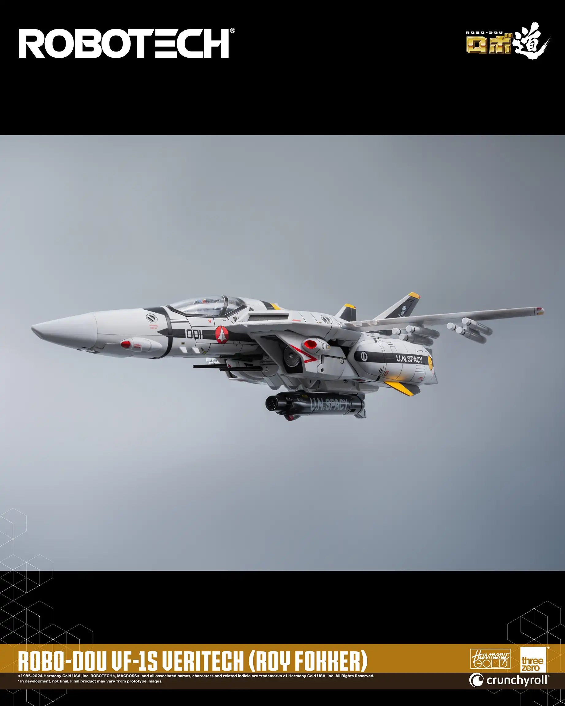 PRE-ORDER threezero - ROBO-DOU - Robotech - Robotech VF‐1S Veritech: Roy Fokker