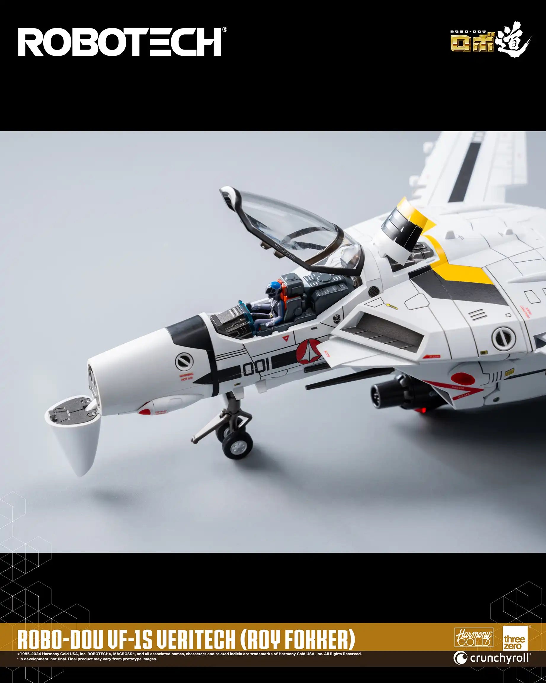 PRE-ORDER threezero - ROBO-DOU - Robotech - Robotech VF‐1S Veritech: Roy Fokker