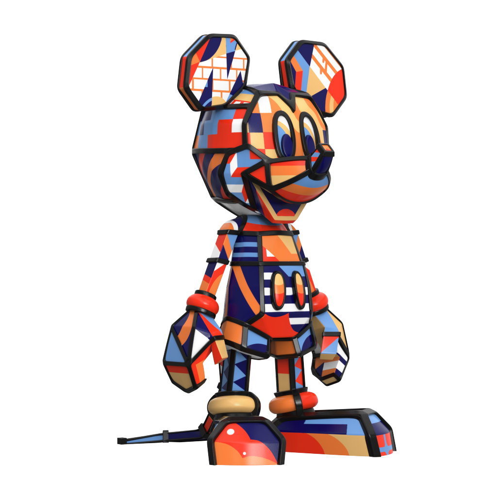 PRE-ORDER Mighty Jaxx - Disney100 - Mickey Mouse by Rukkit (ES 100): 9 Inches