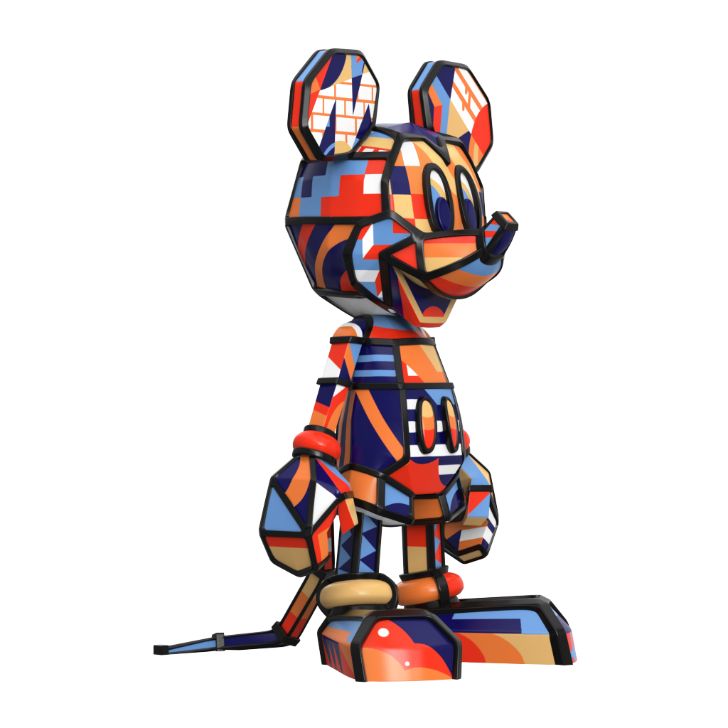 PRE-ORDER Mighty Jaxx - Disney100 - Mickey Mouse by Rukkit (ES 100): 9 Inches