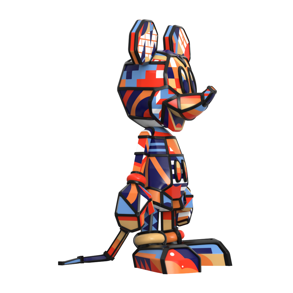 PRE-ORDER Mighty Jaxx - Disney100 - Mickey Mouse by Rukkit (ES 100): 9 Inches