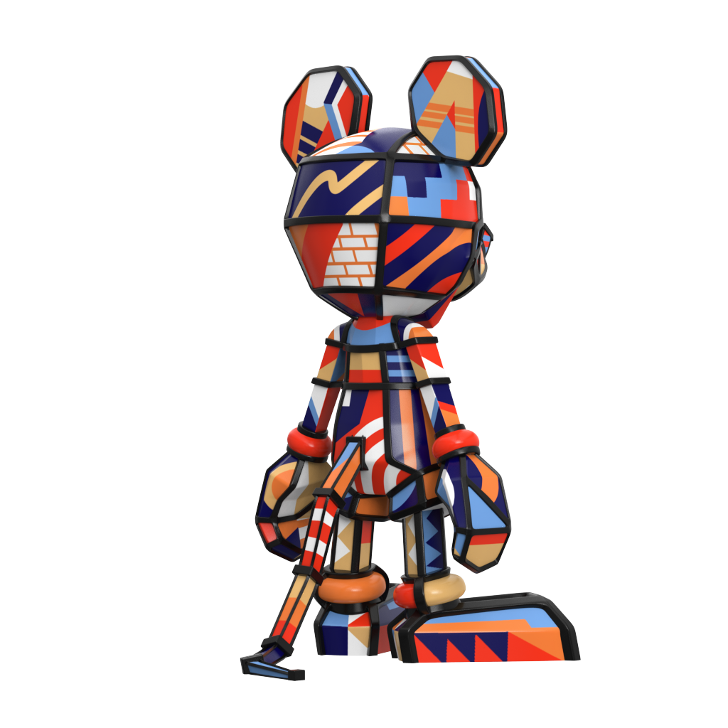 PRE-ORDER Mighty Jaxx - Disney100 - Mickey Mouse by Rukkit (ES 100): 9 Inches