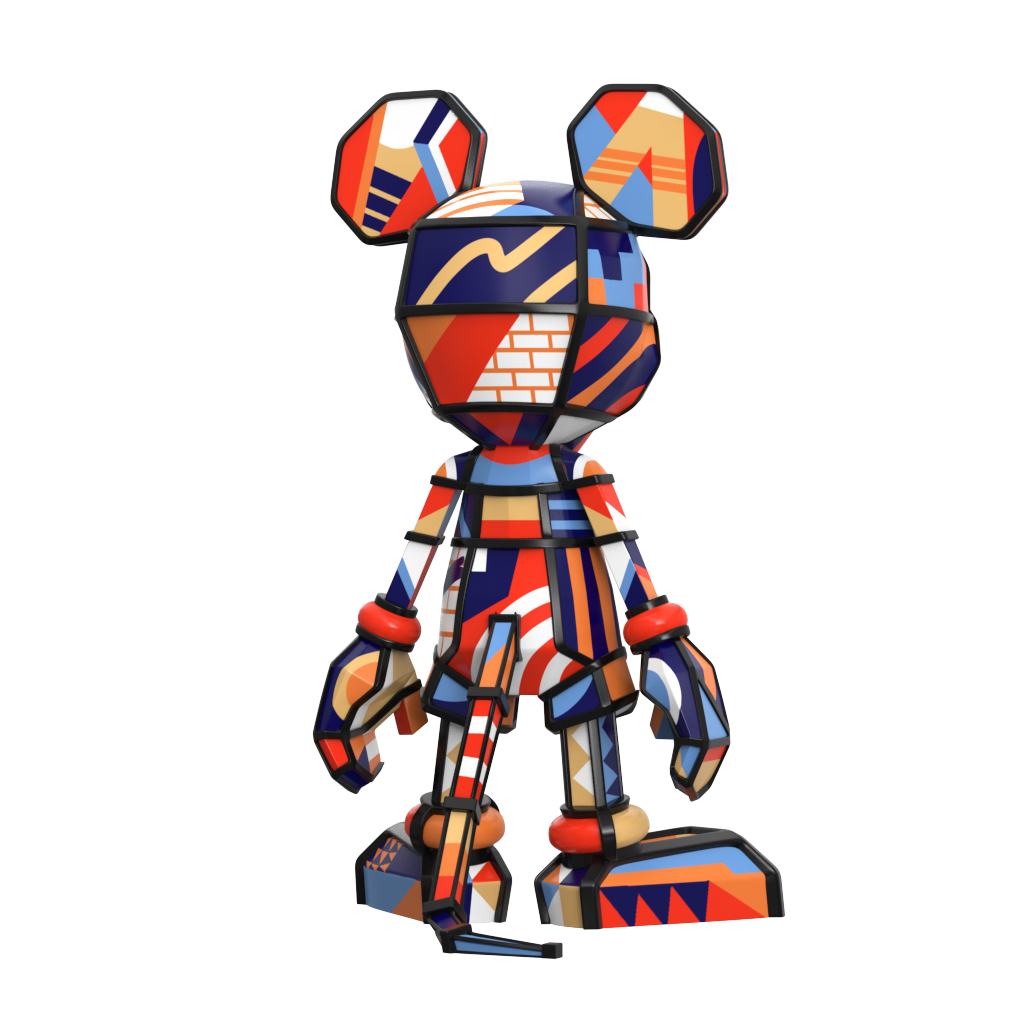 PRE-ORDER Mighty Jaxx - Disney100 - Mickey Mouse by Rukkit (ES 100): 9 Inches