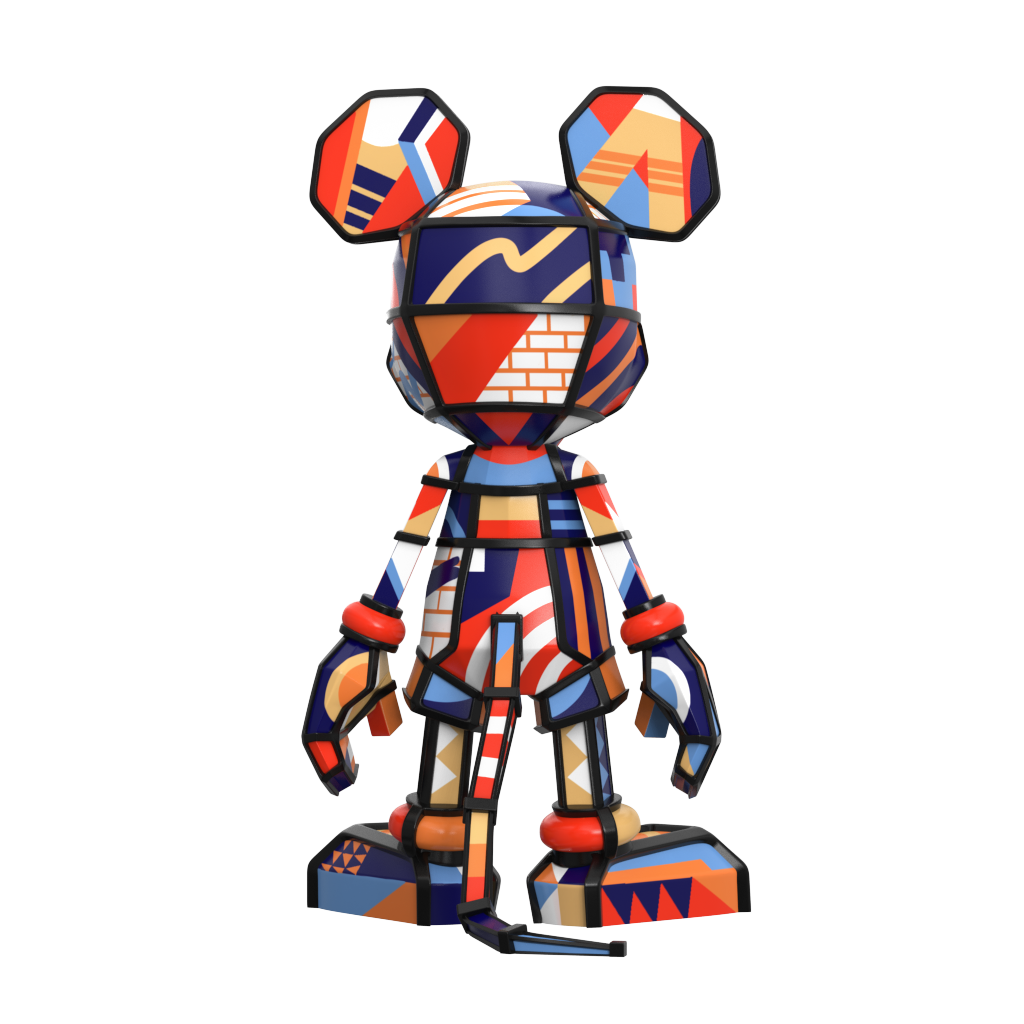 PRE-ORDER Mighty Jaxx - Disney100 - Mickey Mouse by Rukkit (ES 100): 9 Inches