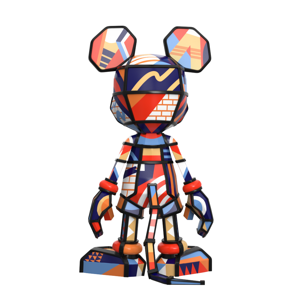 PRE-ORDER Mighty Jaxx - Disney100 - Mickey Mouse by Rukkit (ES 100): 9 Inches