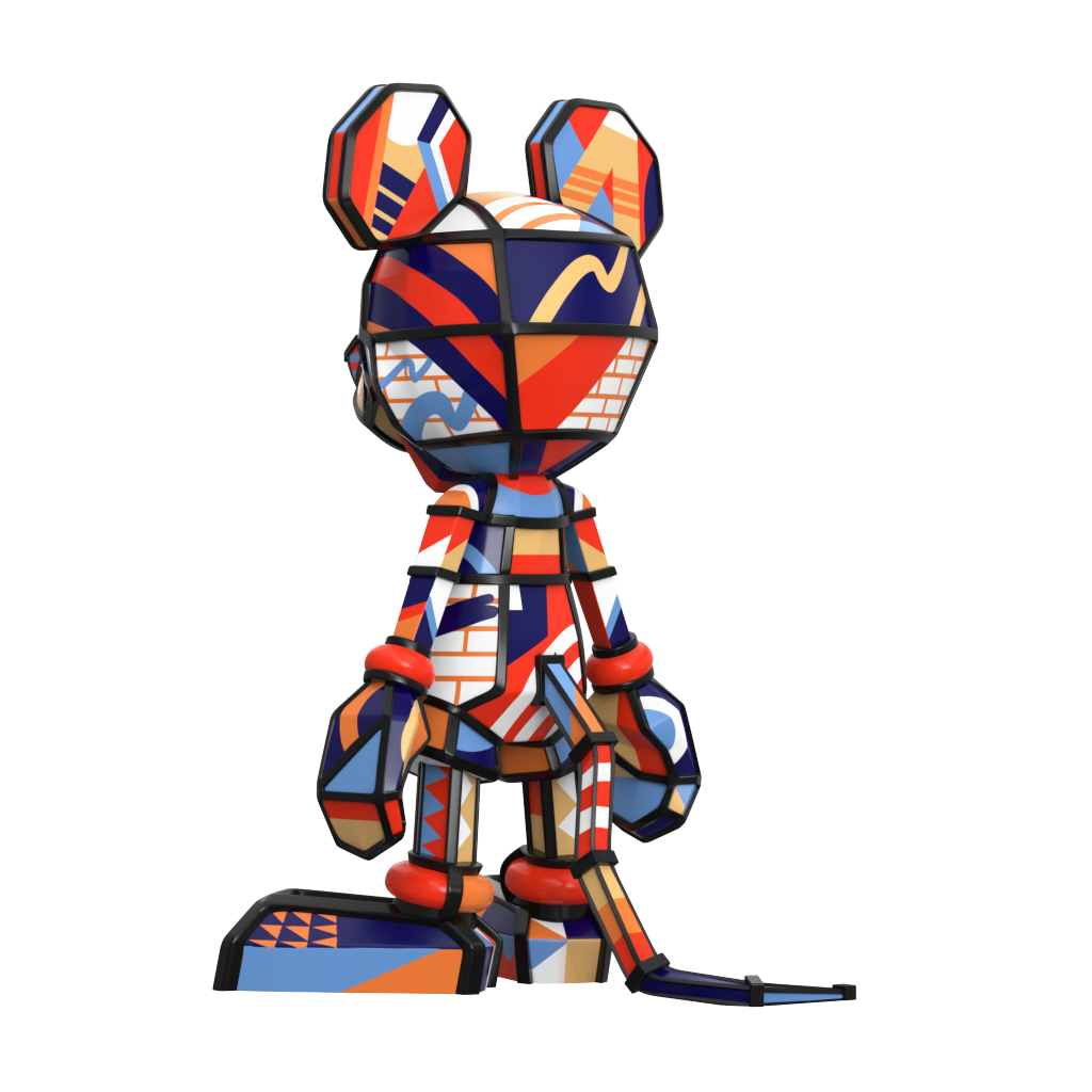 PRE-ORDER Mighty Jaxx - Disney100 - Mickey Mouse by Rukkit (ES 100): 9 Inches