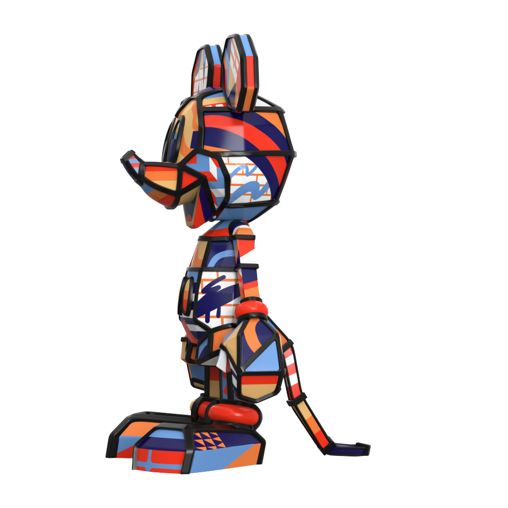 PRE-ORDER Mighty Jaxx - Disney100 - Mickey Mouse by Rukkit (ES 100): 9 Inches