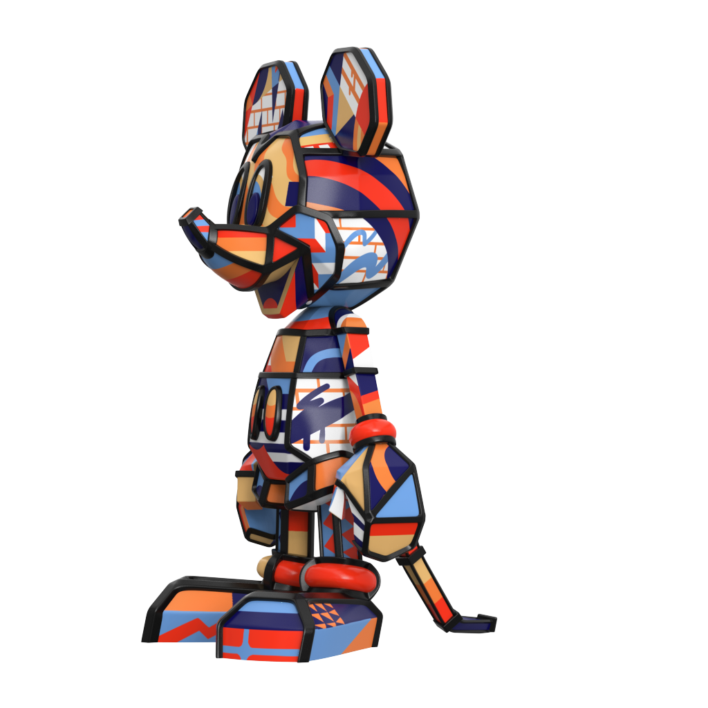 PRE-ORDER Mighty Jaxx - Disney100 - Mickey Mouse by Rukkit (ES 100): 9 Inches