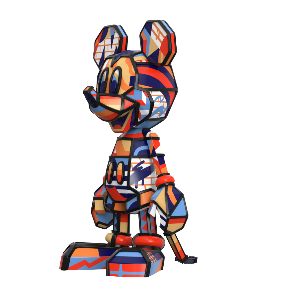 PRE-ORDER Mighty Jaxx - Disney100 - Mickey Mouse by Rukkit (ES 100): 9 Inches