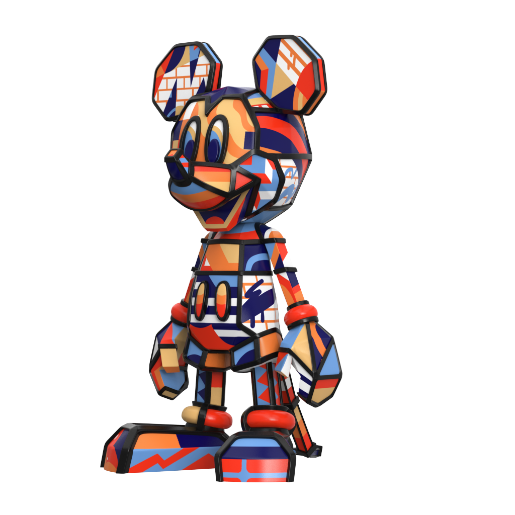 PRE-ORDER Mighty Jaxx - Disney100 - Mickey Mouse by Rukkit (ES 100): 9 Inches
