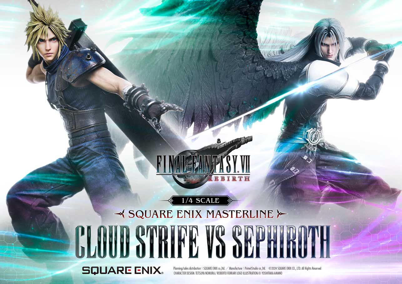 PRE-ORDER Square Enix - SQEX Masterline Final Fantasy VII Rebirth - Cloud Strife vs. Sephiroth 1/4