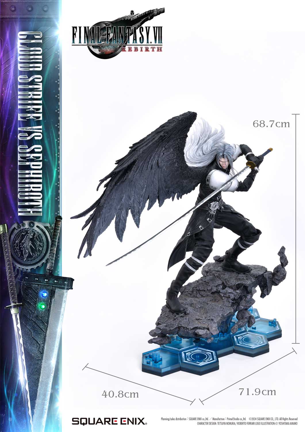 PRE-ORDER Square Enix - SQEX Masterline Final Fantasy VII Rebirth - Cloud Strife vs. Sephiroth 1/4