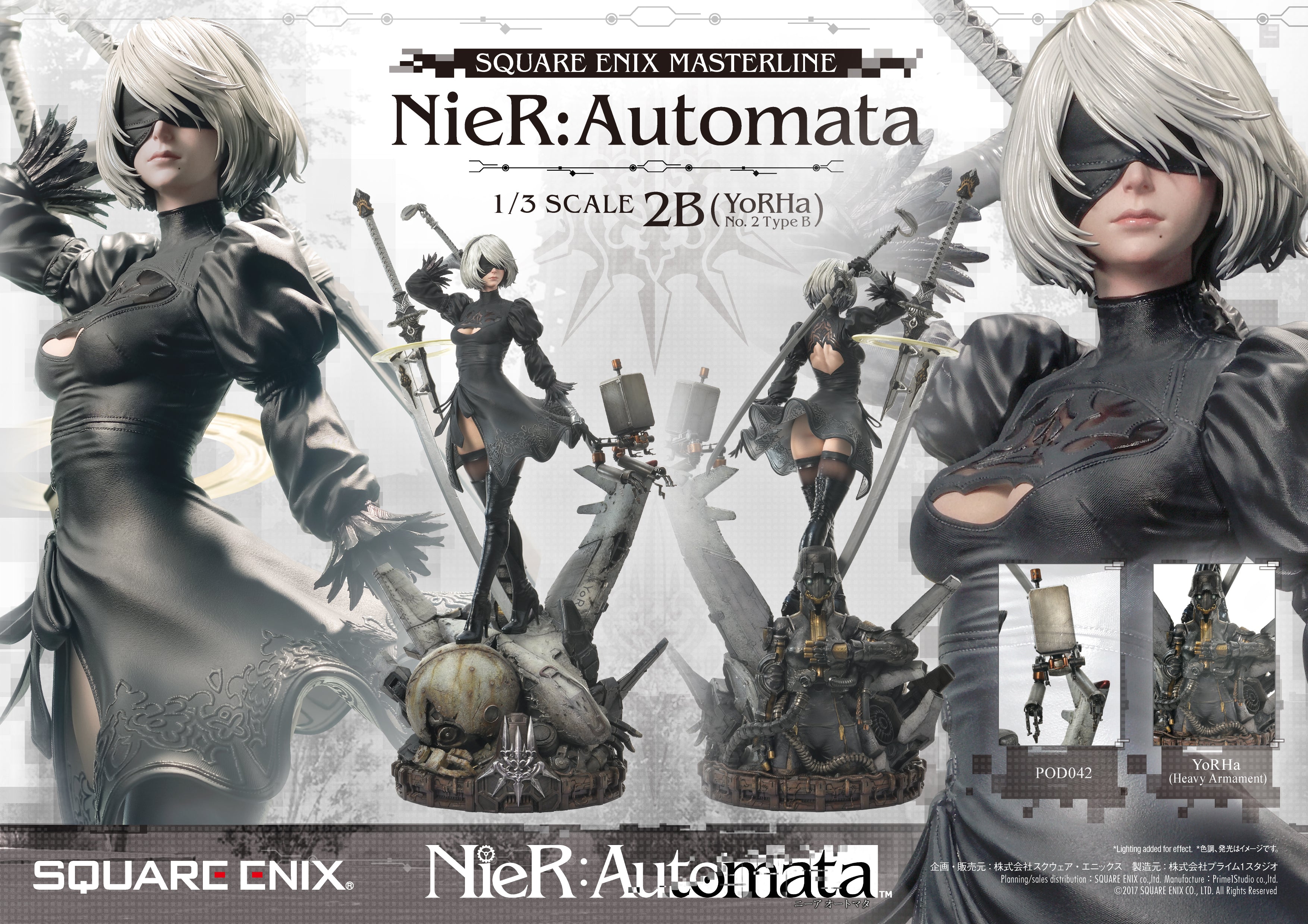 PRE-ORDER Square Enix - Masterline NieR Automata - 2B (YoRHa No.2 Type B) 1/3