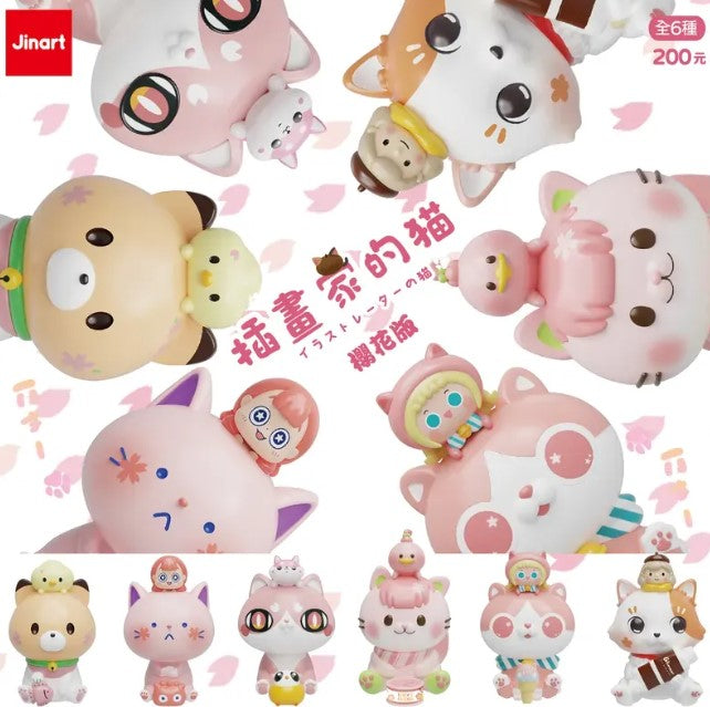 PRE-ORDER Jinart - Sakura Cat [Box of 6]