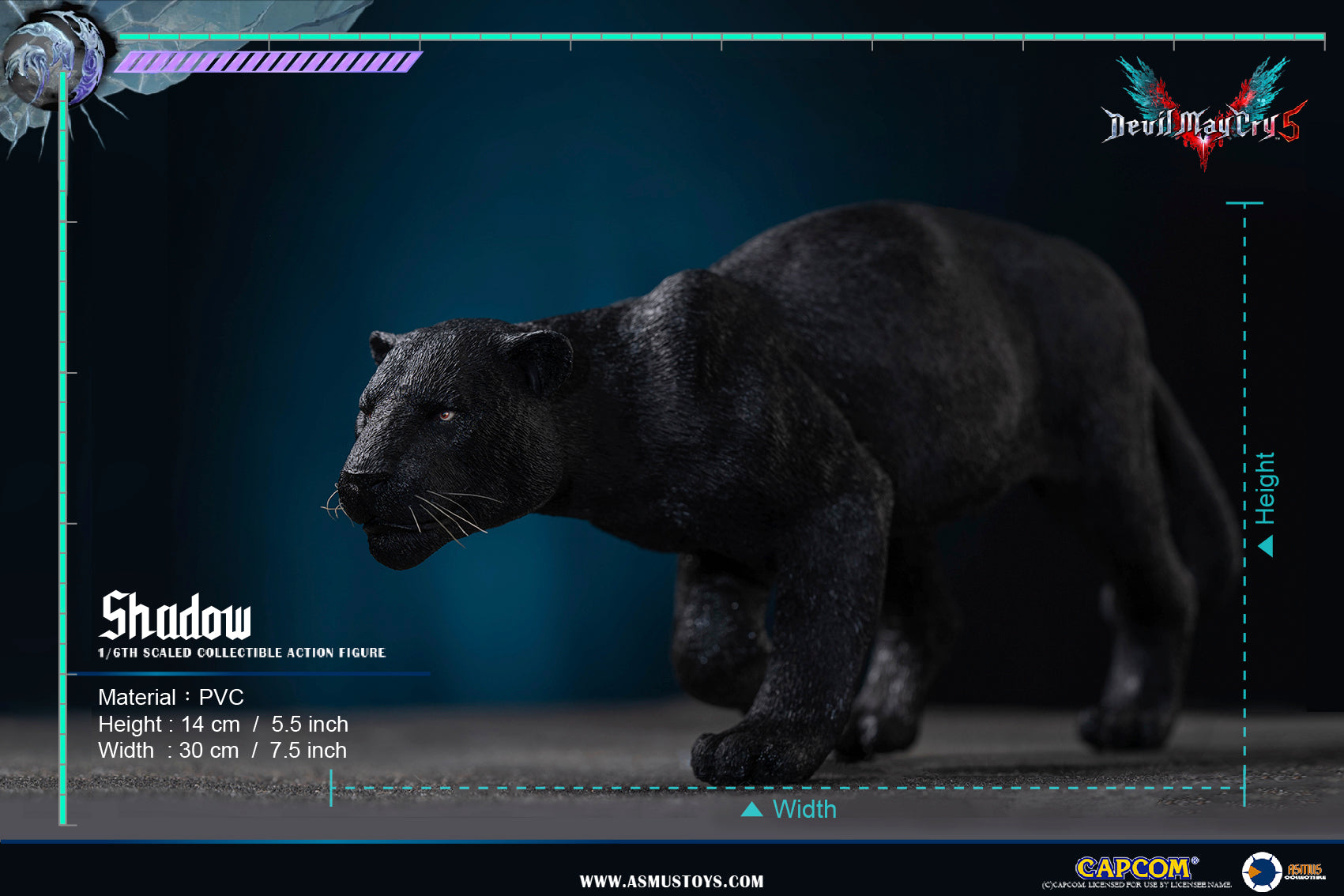 PRE-ORDER Devil May Cry 5 - Shadow 1/6