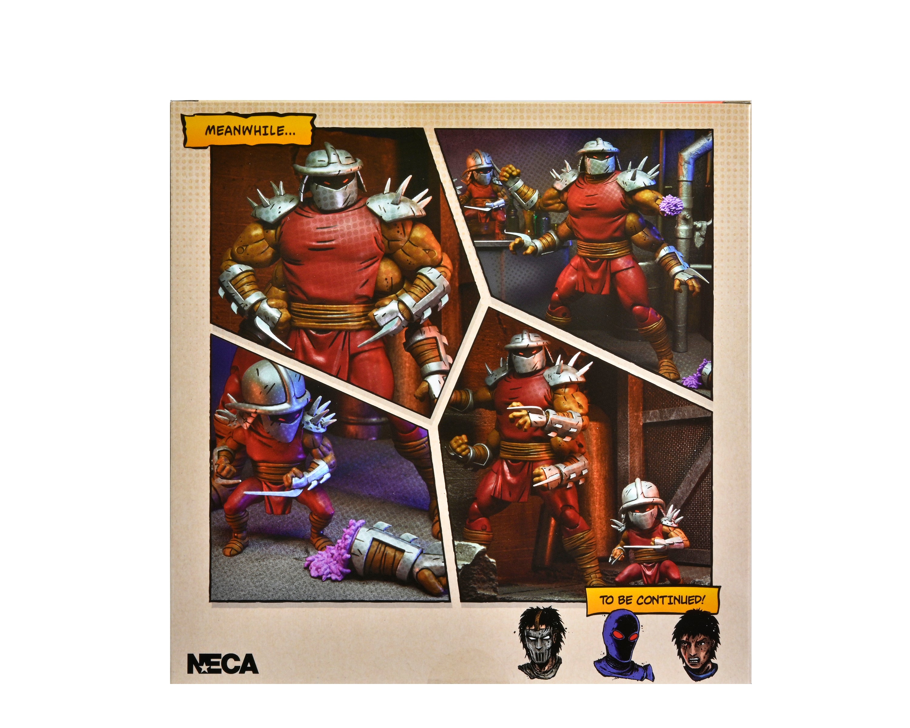 PRE-ORDER 7-inch Action Figure - TMNT: Mirage Comics - Deluxe Shredder Clone & Mini Shredder