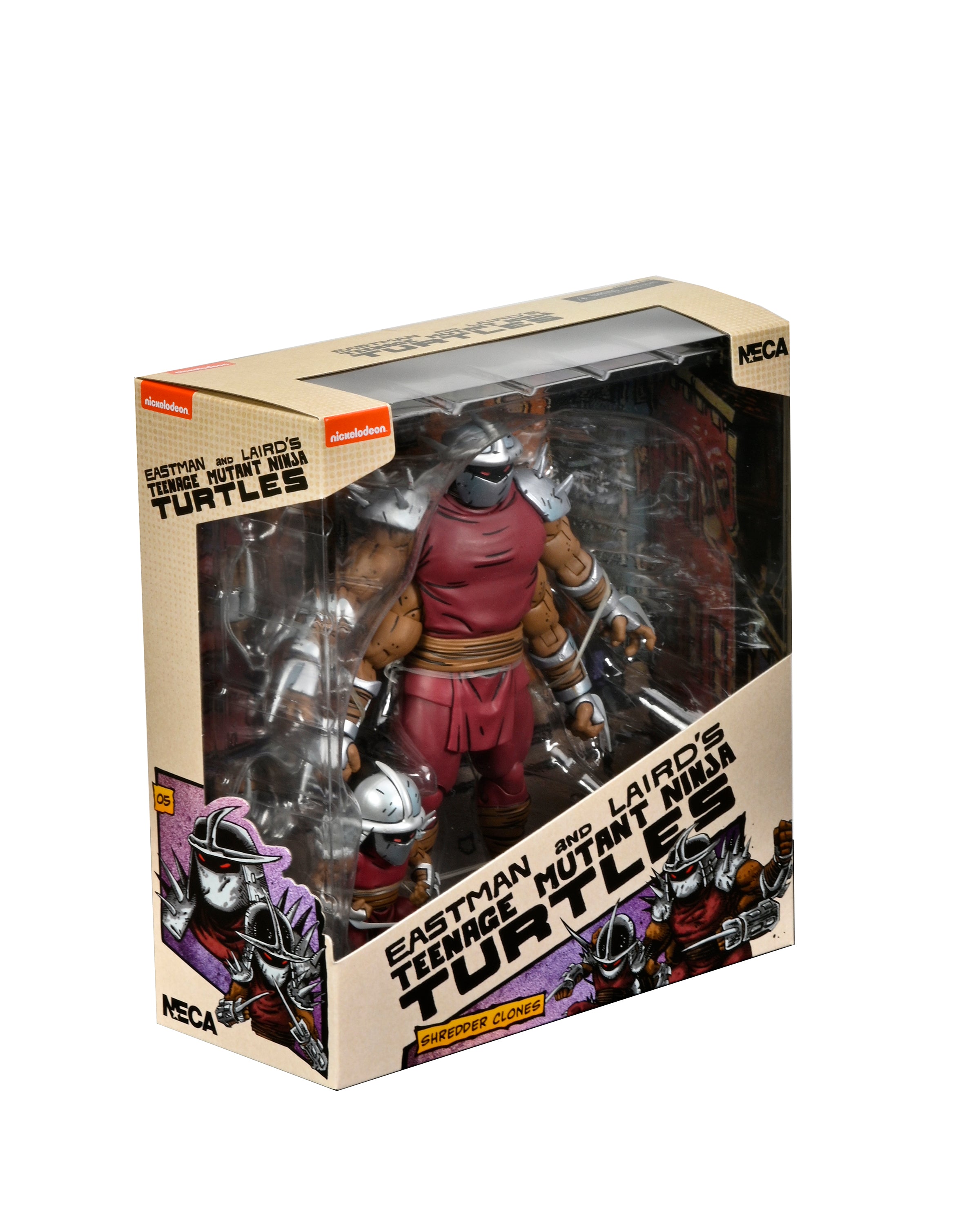 PRE-ORDER 7-inch Action Figure - TMNT: Mirage Comics - Deluxe Shredder Clone & Mini Shredder