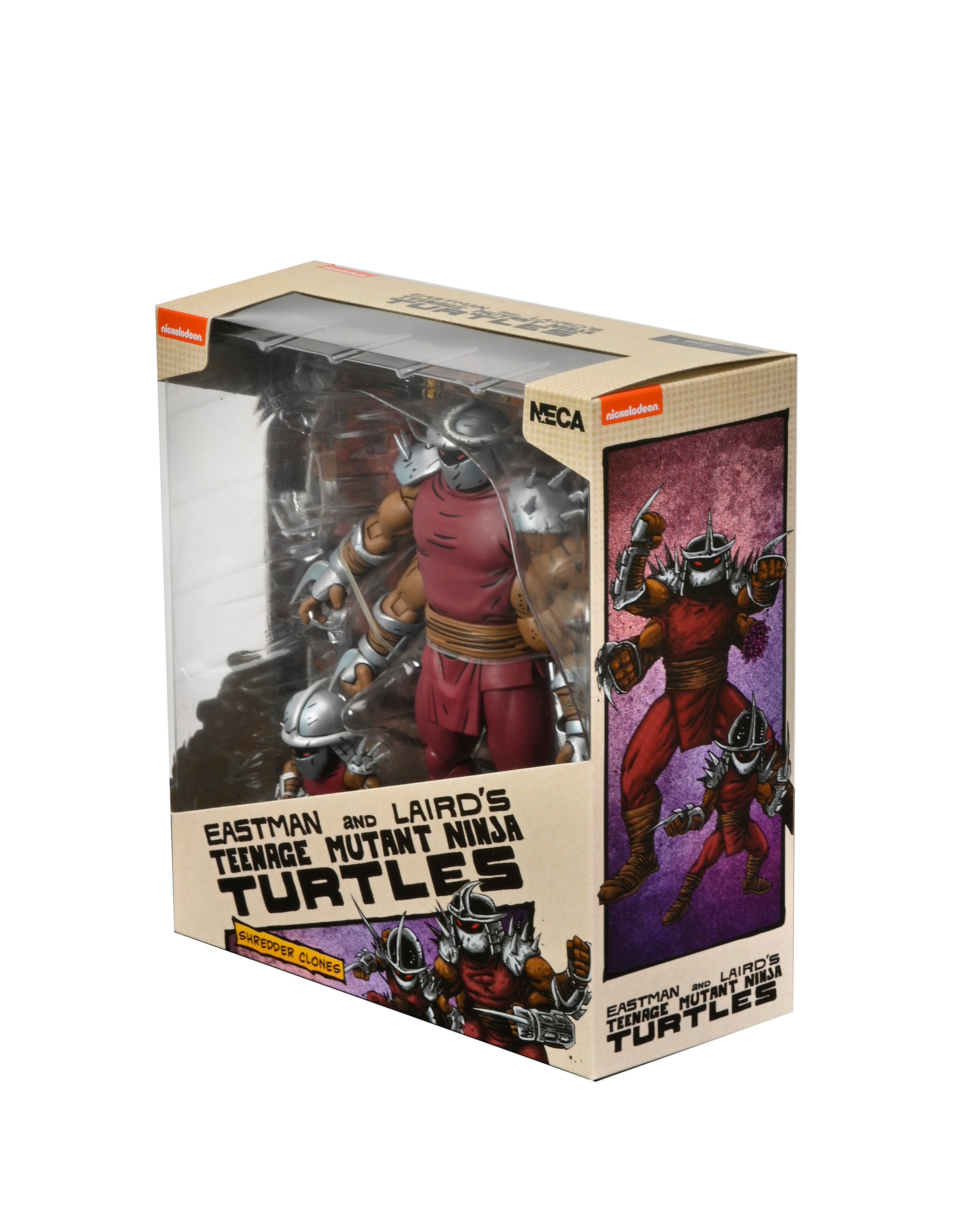 PRE-ORDER 7-inch Action Figure - TMNT: Mirage Comics - Deluxe Shredder Clone & Mini Shredder