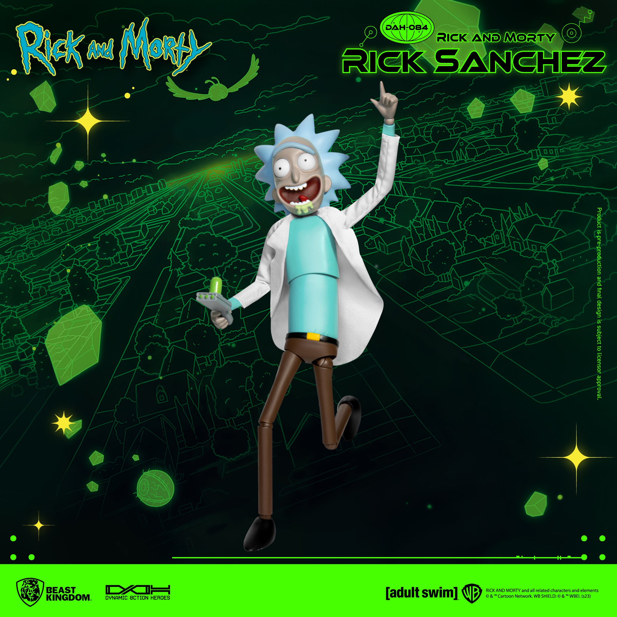 PRE-ORDER Beast Kingdom - Dynamic 8action Heroes - Rick and Morty - Rick Sanchez