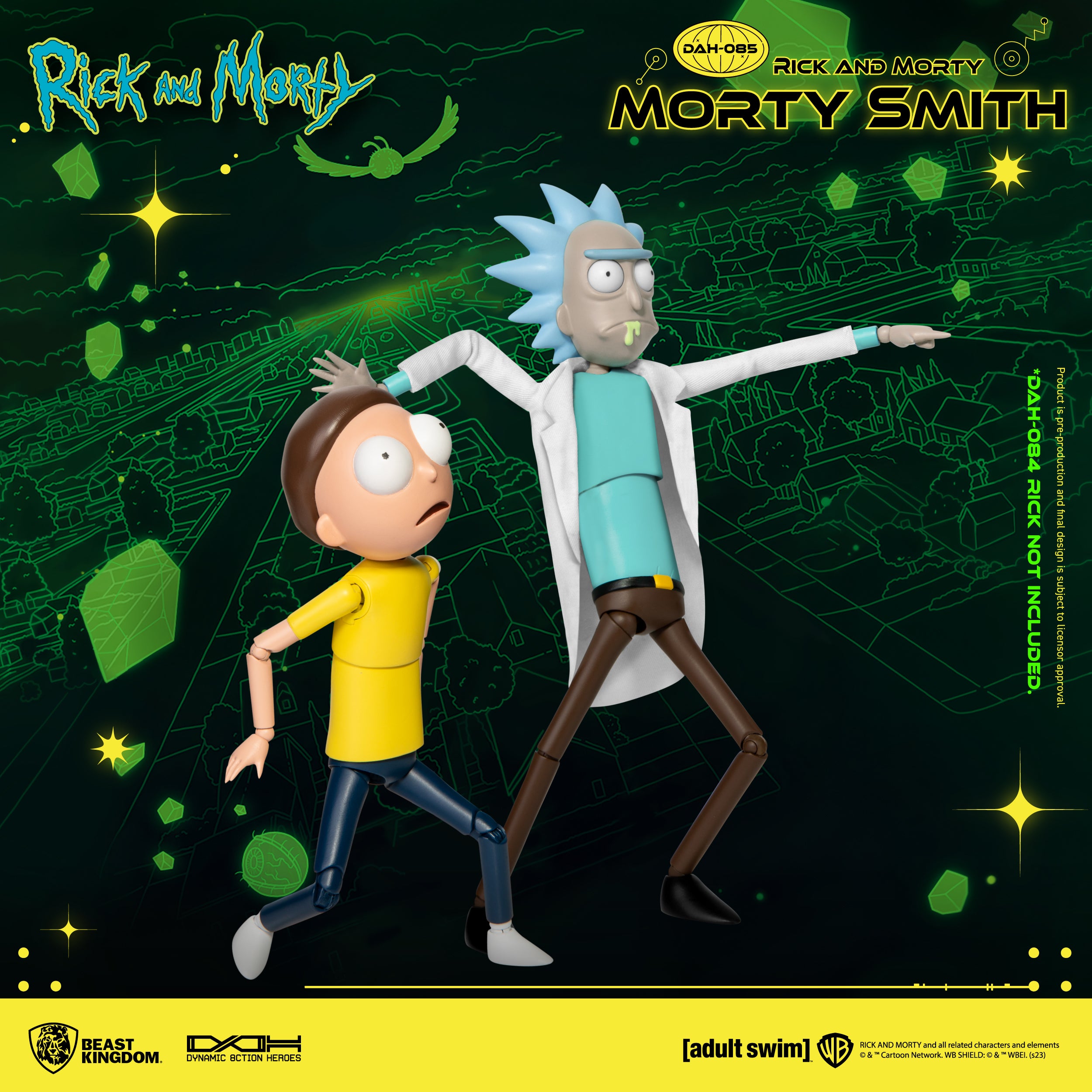 PRE-ORDER Beast Kingdom - Dynamic 8action Heroes - Rick and Morty - Morty Smith