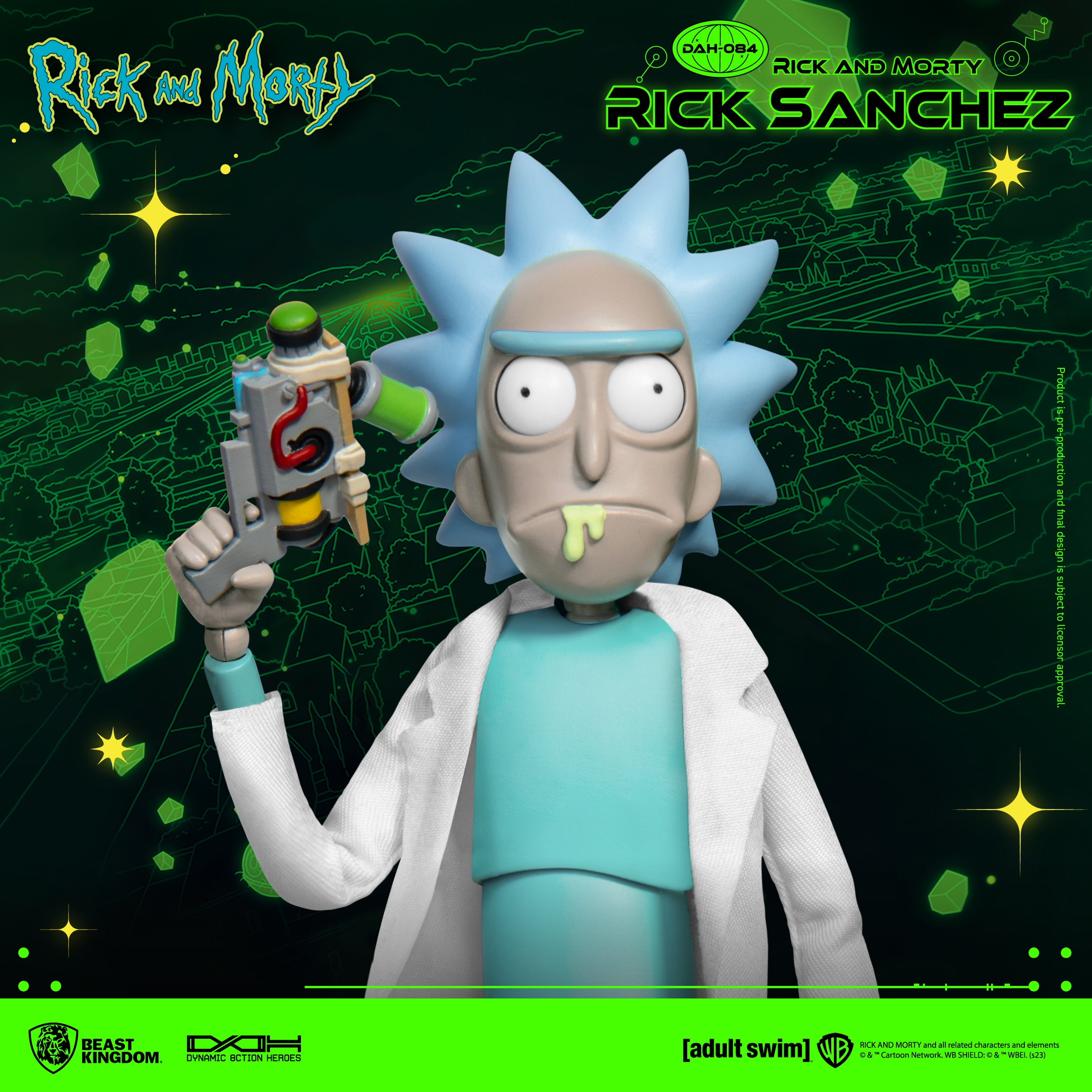 PRE-ORDER Beast Kingdom - Dynamic 8action Heroes - Rick and Morty - Rick Sanchez