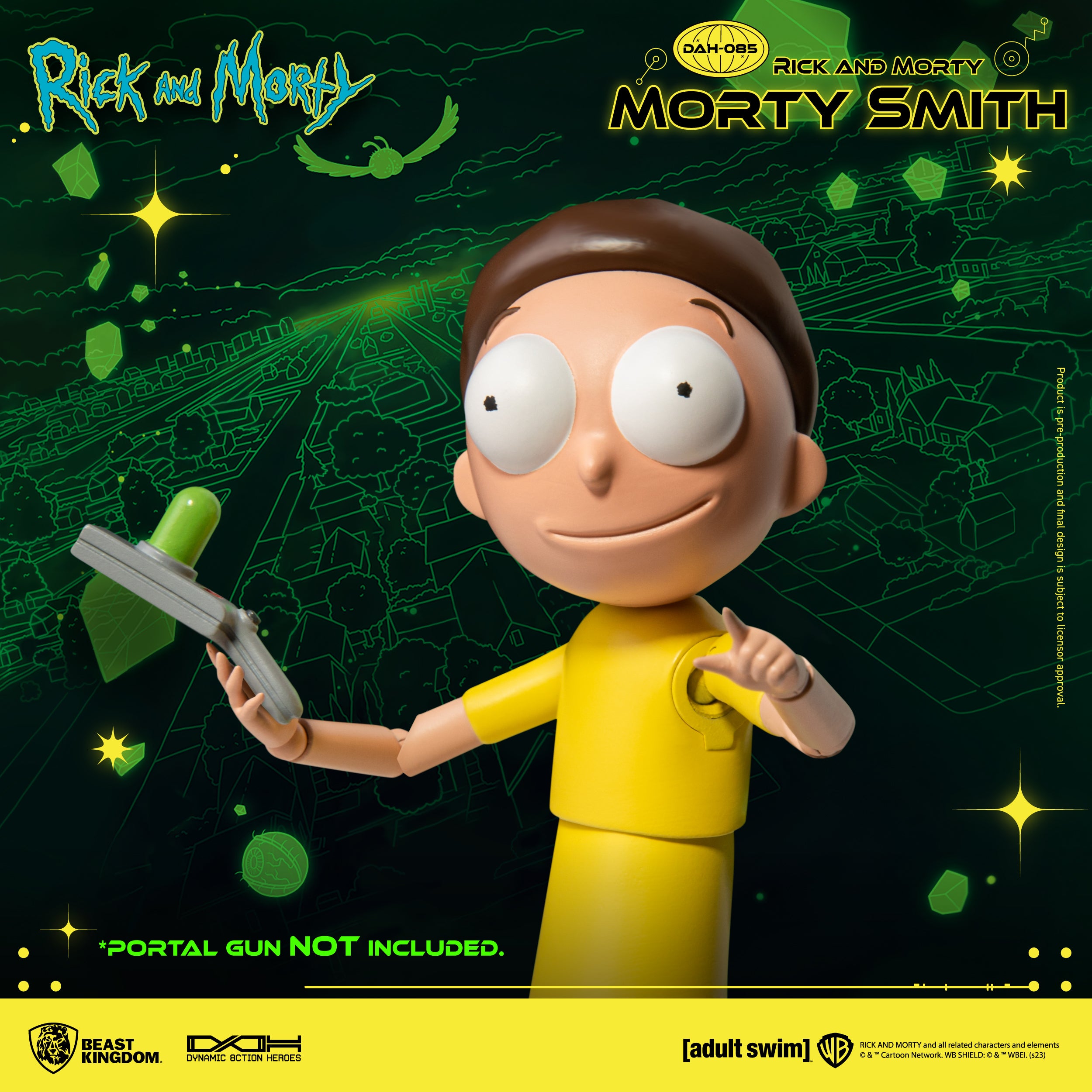 PRE-ORDER Beast Kingdom - Dynamic 8action Heroes - Rick and Morty - Morty Smith