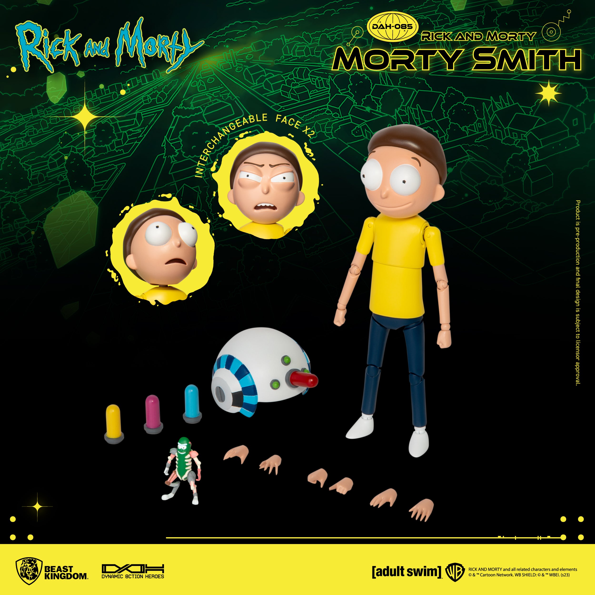 PRE-ORDER Beast Kingdom - Dynamic 8action Heroes - Rick and Morty - Morty Smith