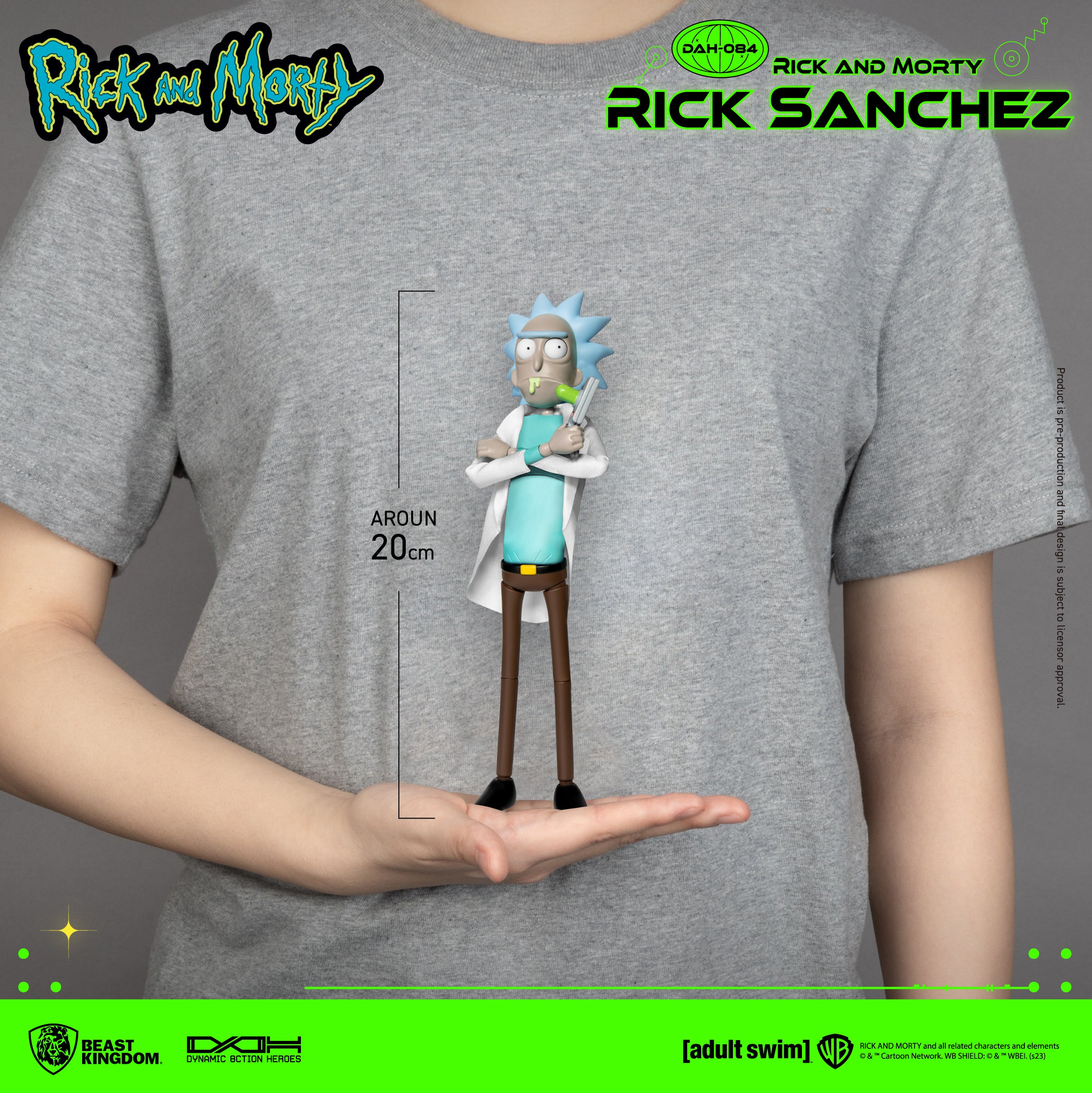 PRE-ORDER Beast Kingdom - Dynamic 8action Heroes - Rick and Morty - Rick Sanchez