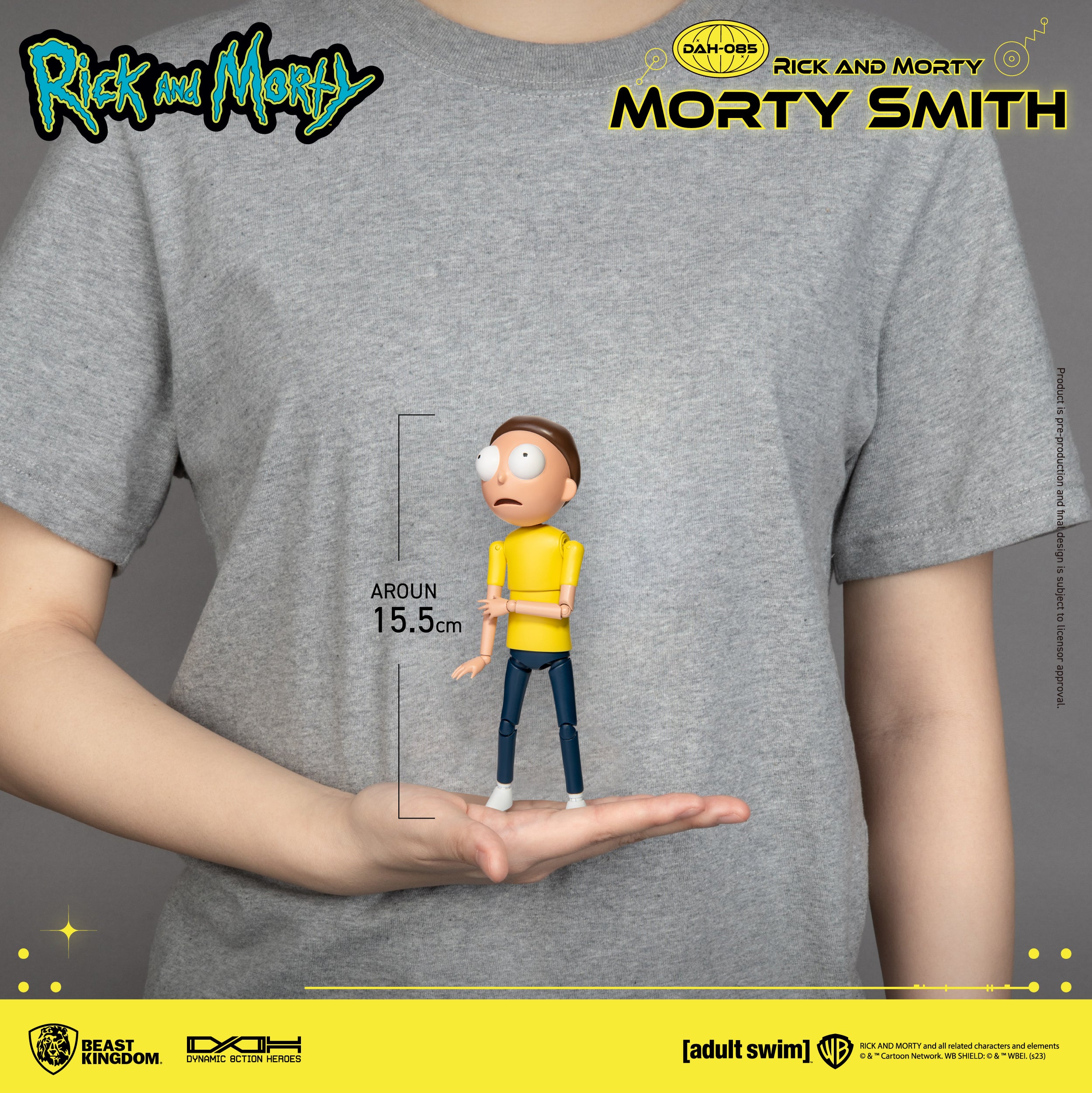 PRE-ORDER Beast Kingdom - Dynamic 8action Heroes - Rick and Morty - Morty Smith
