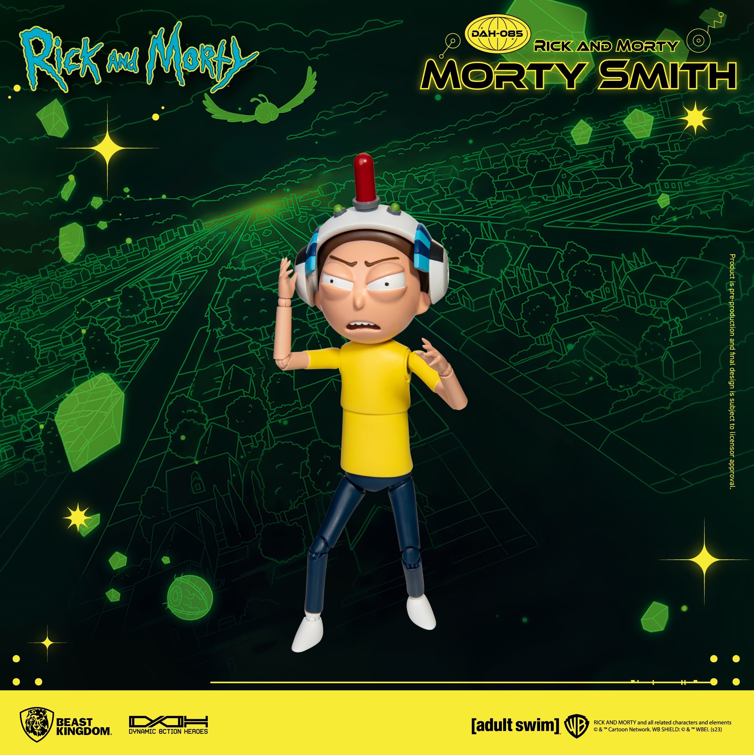 PRE-ORDER Beast Kingdom - Dynamic 8action Heroes - Rick and Morty - Morty Smith