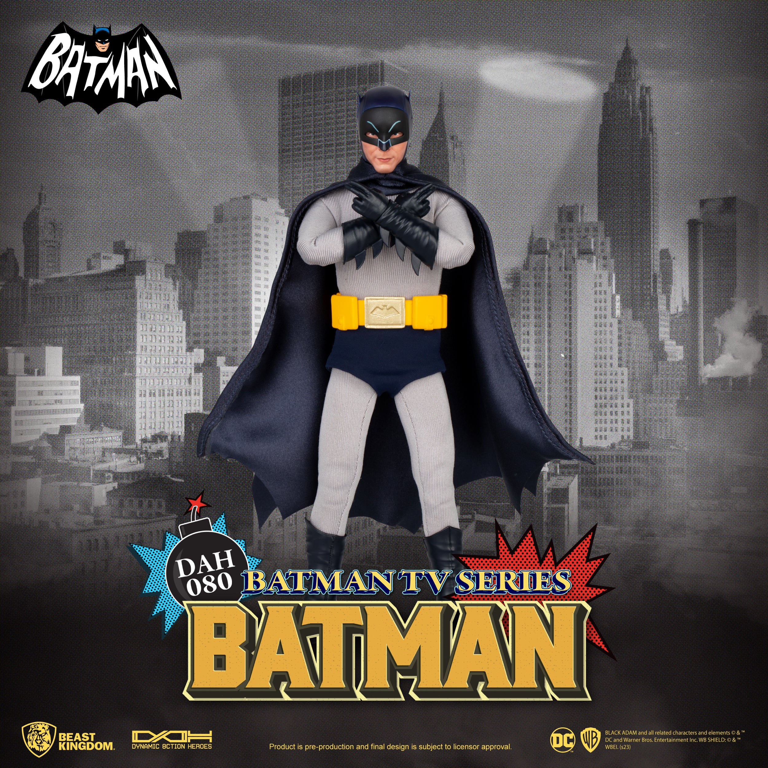 PRE-ORDER Beast Kingdom - Dynamic 8action Heroes - Batman TV Series - Batman