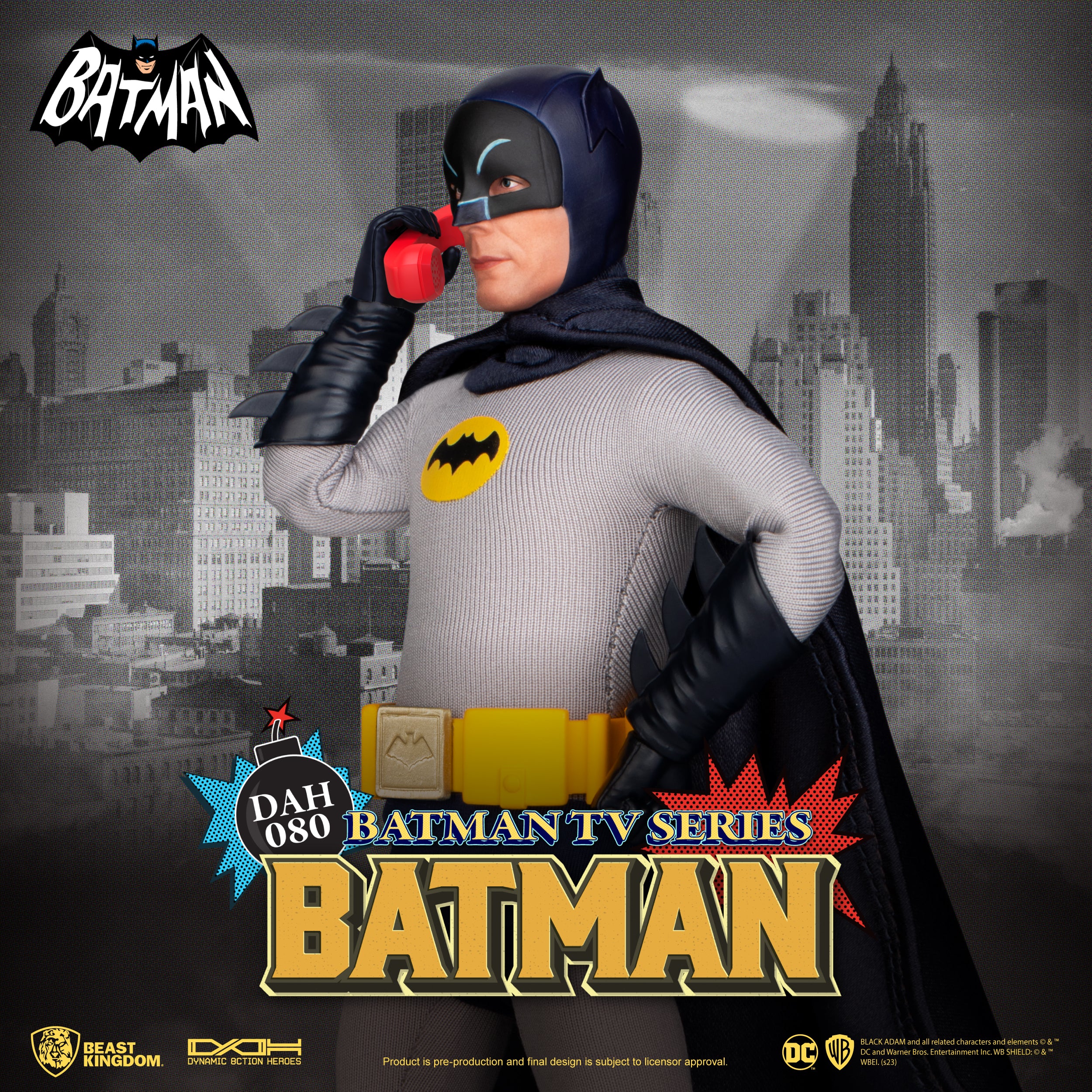 PRE-ORDER Beast Kingdom - Dynamic 8action Heroes - Batman TV Series - Batman