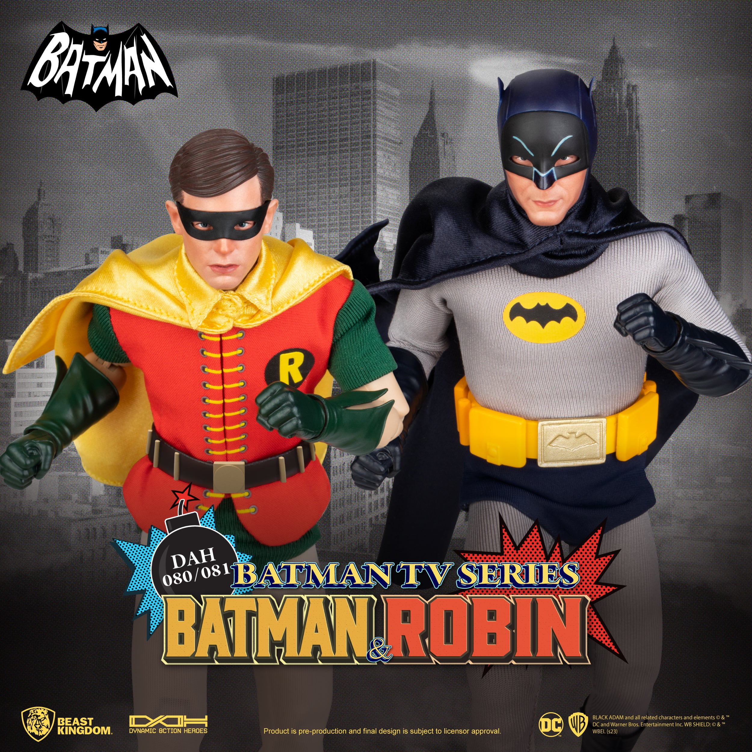 PRE-ORDER Beast Kingdom - Dynamic 8action Heroes - Batman TV Series - Batman