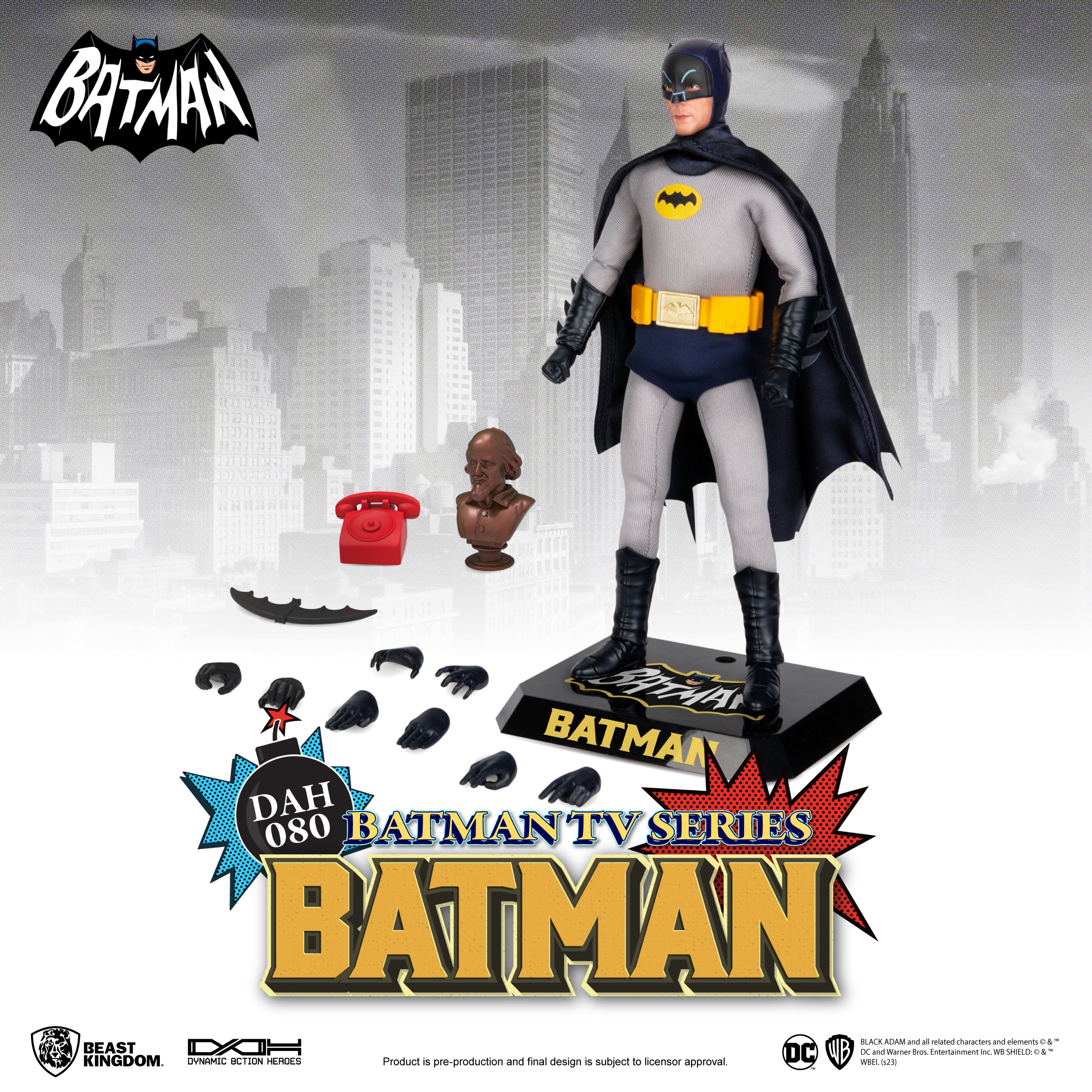 PRE-ORDER Beast Kingdom - Dynamic 8action Heroes - Batman TV Series - Batman