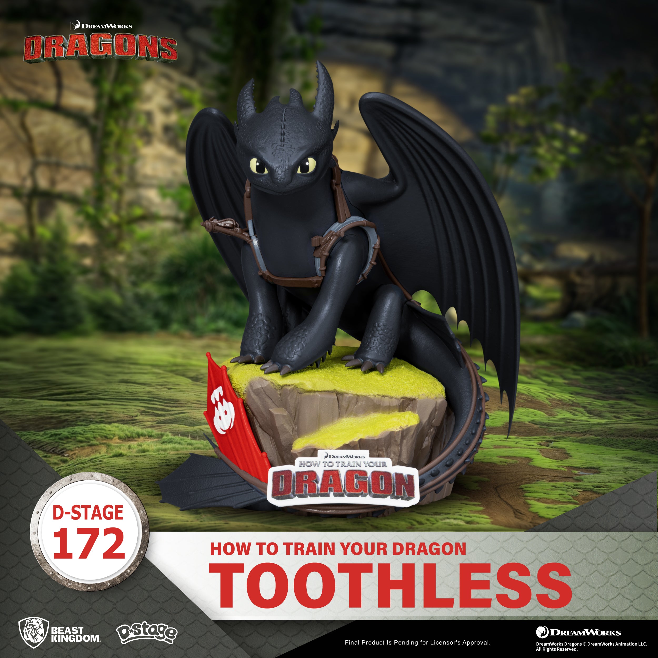 PRE-ORDER Beast Kingdom - How to Train Your Dragon - Toothless