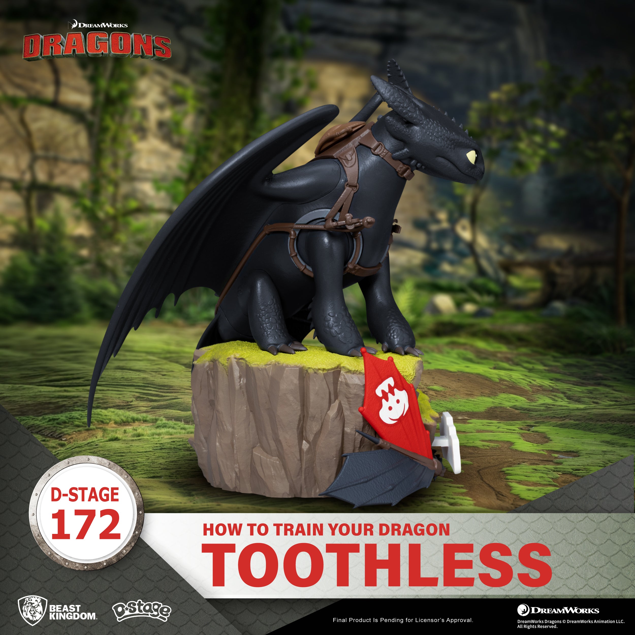 PRE-ORDER Beast Kingdom - How to Train Your Dragon - Toothless