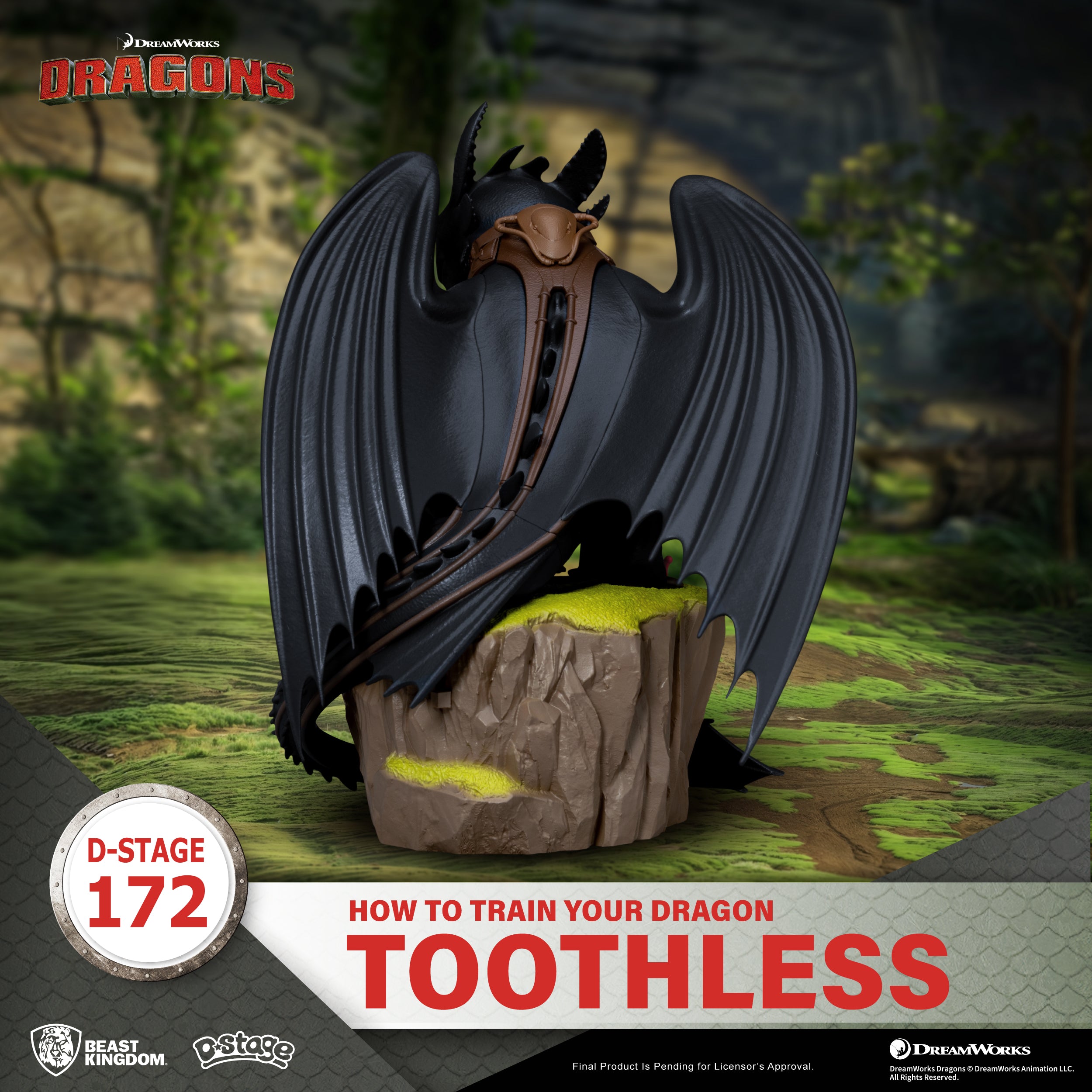 PRE-ORDER Beast Kingdom - How to Train Your Dragon - Toothless