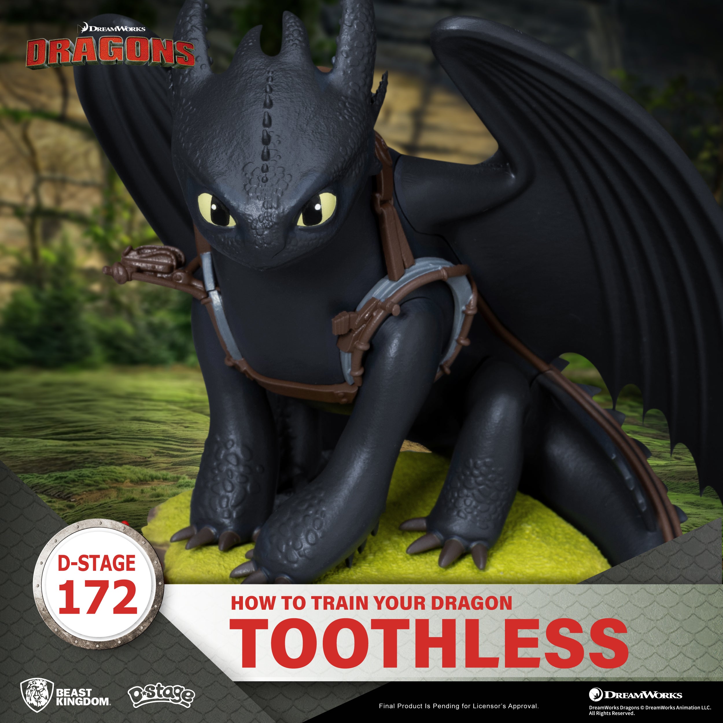 PRE-ORDER Beast Kingdom - How to Train Your Dragon - Toothless