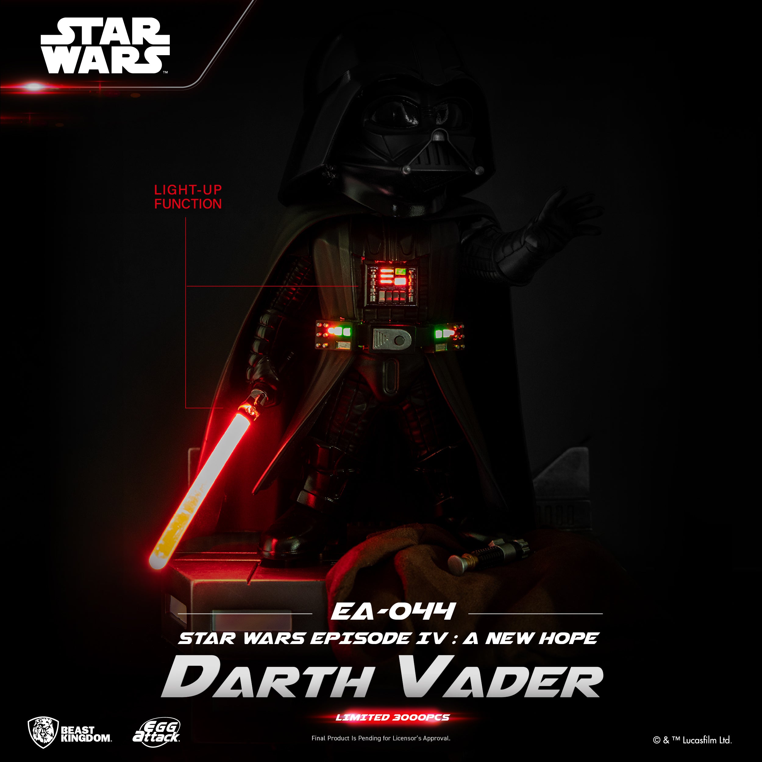 PRE-ORDER Egg Attack Action - Star Wars Episode IV: A New Hope - Darth Vader