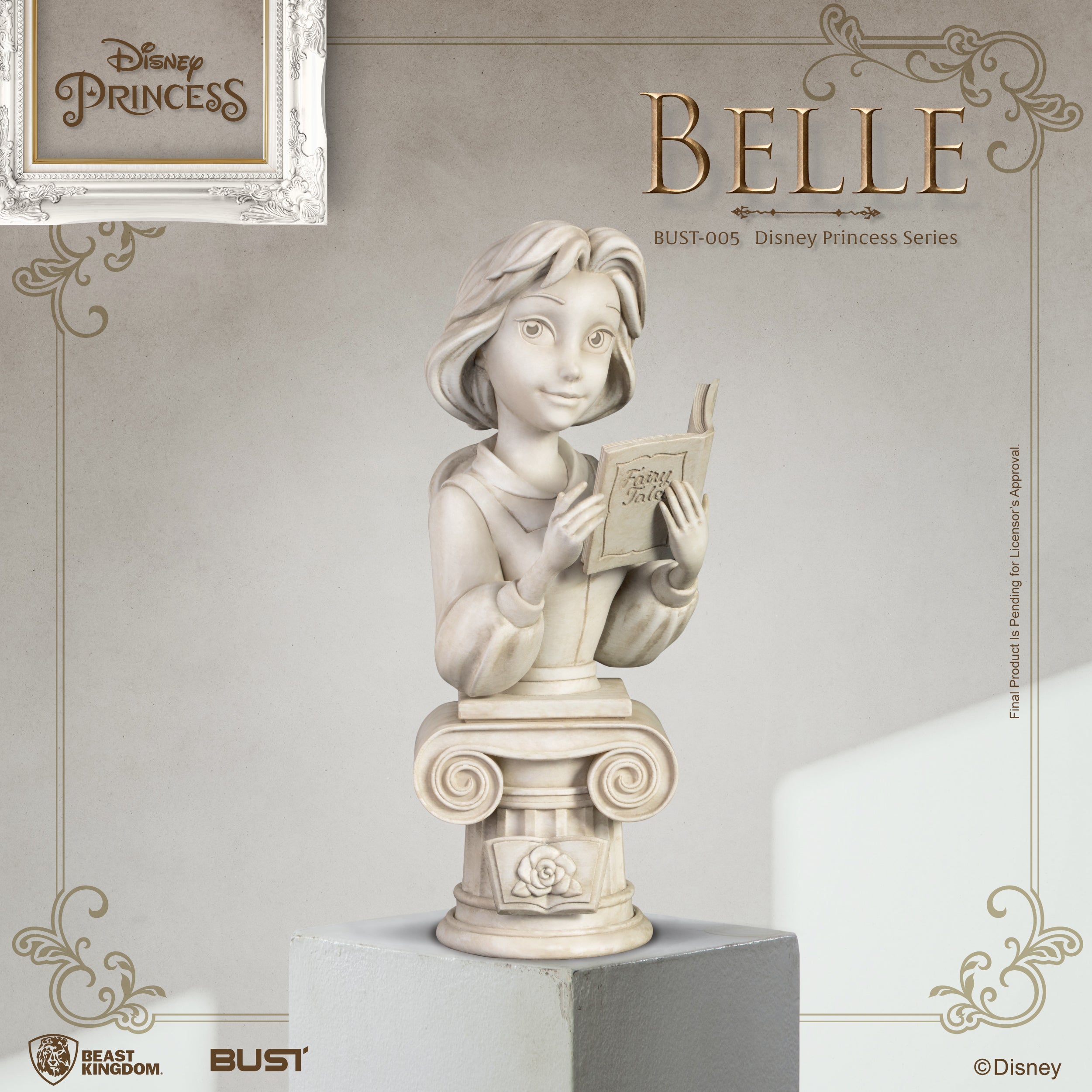 PRE-ORDER Beast Kingdom - Disney Princess Series Bust - Ariel, Jasmine, Bell & Rapunzel [Set of 4]