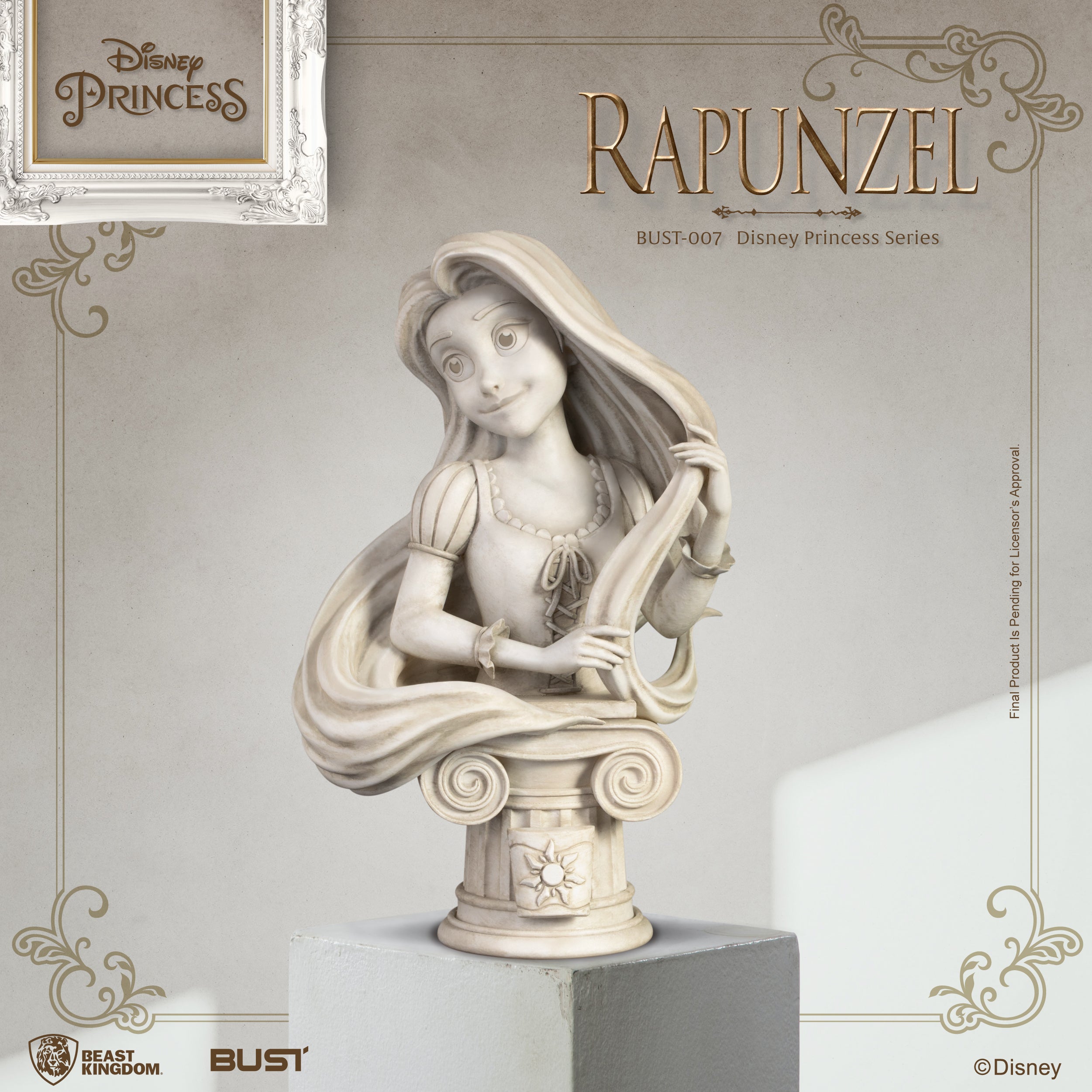 PRE-ORDER Beast Kingdom - Disney Princess Series Bust - Ariel, Jasmine, Bell & Rapunzel [Set of 4]