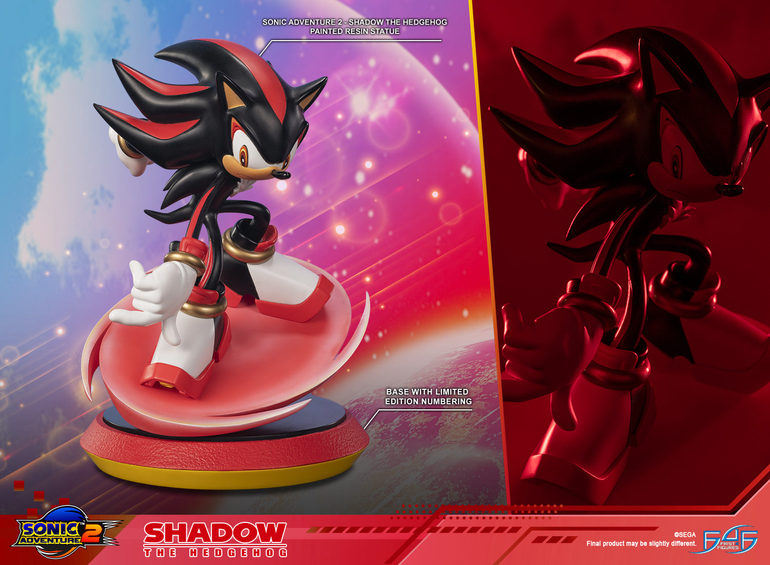 PRE-ORDER First 4 Figures - Sonic Adventure 2 - Shadow the Hedgehog
