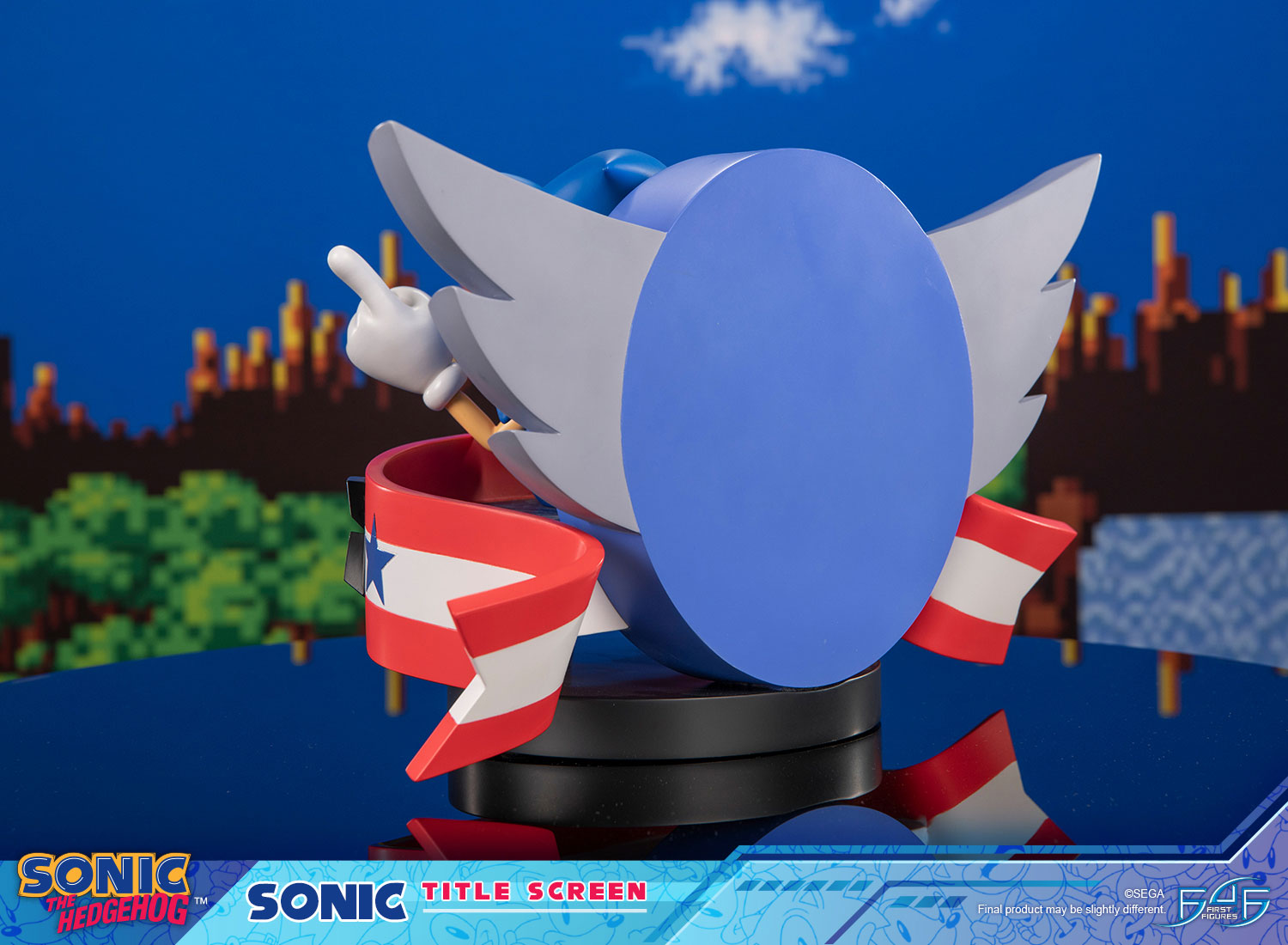 PRE-ORDER First 4 Figures - Sonic The Hedgehog - Sonic Title Screen