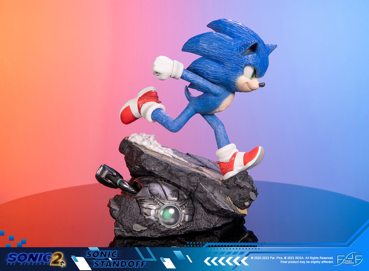 PRE-ORDER First4Figures - Sonic the Hedgehog 2 - Sonic Standoff