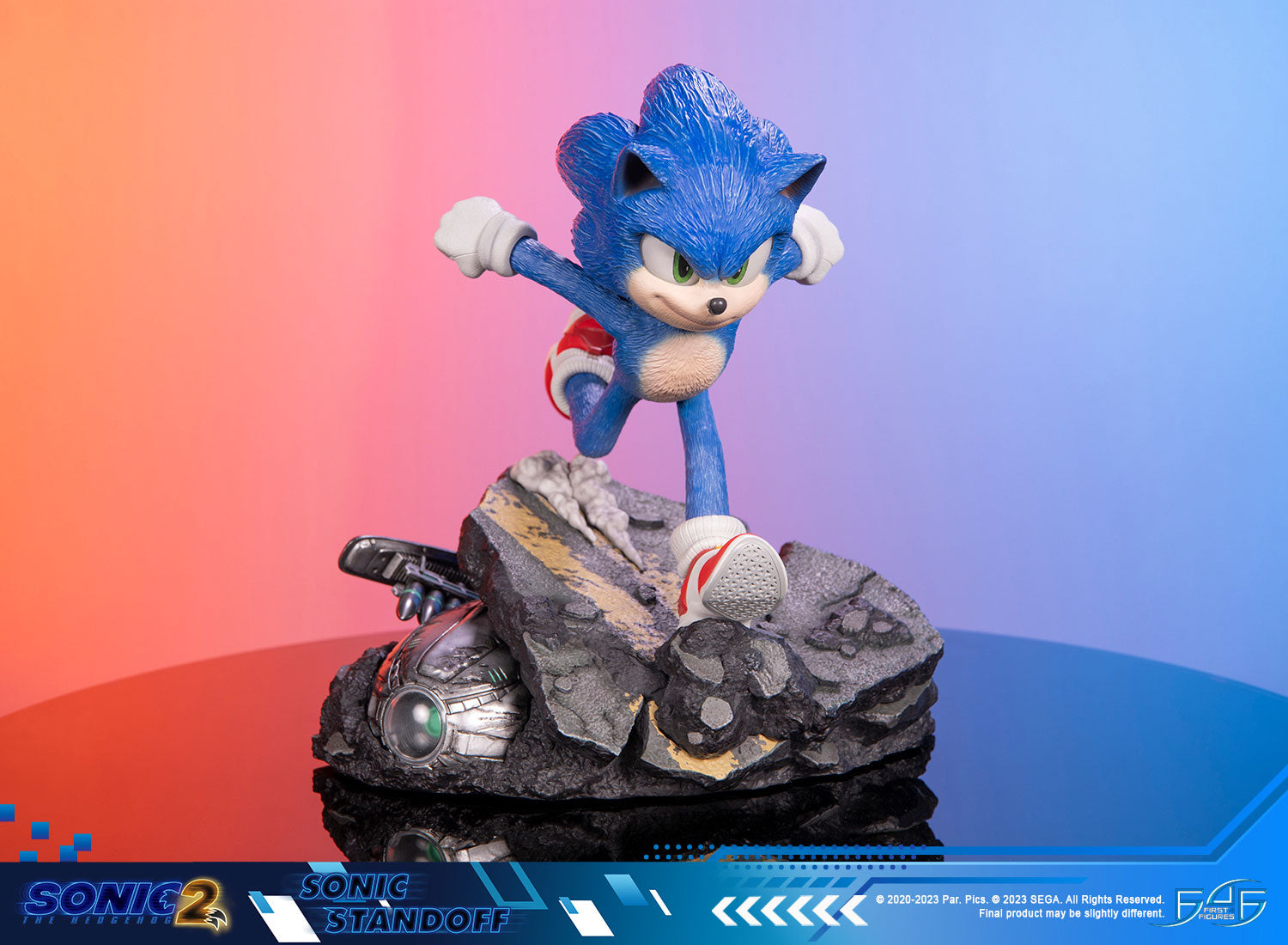 PRE-ORDER First4Figures - Sonic the Hedgehog 2 - Sonic Standoff