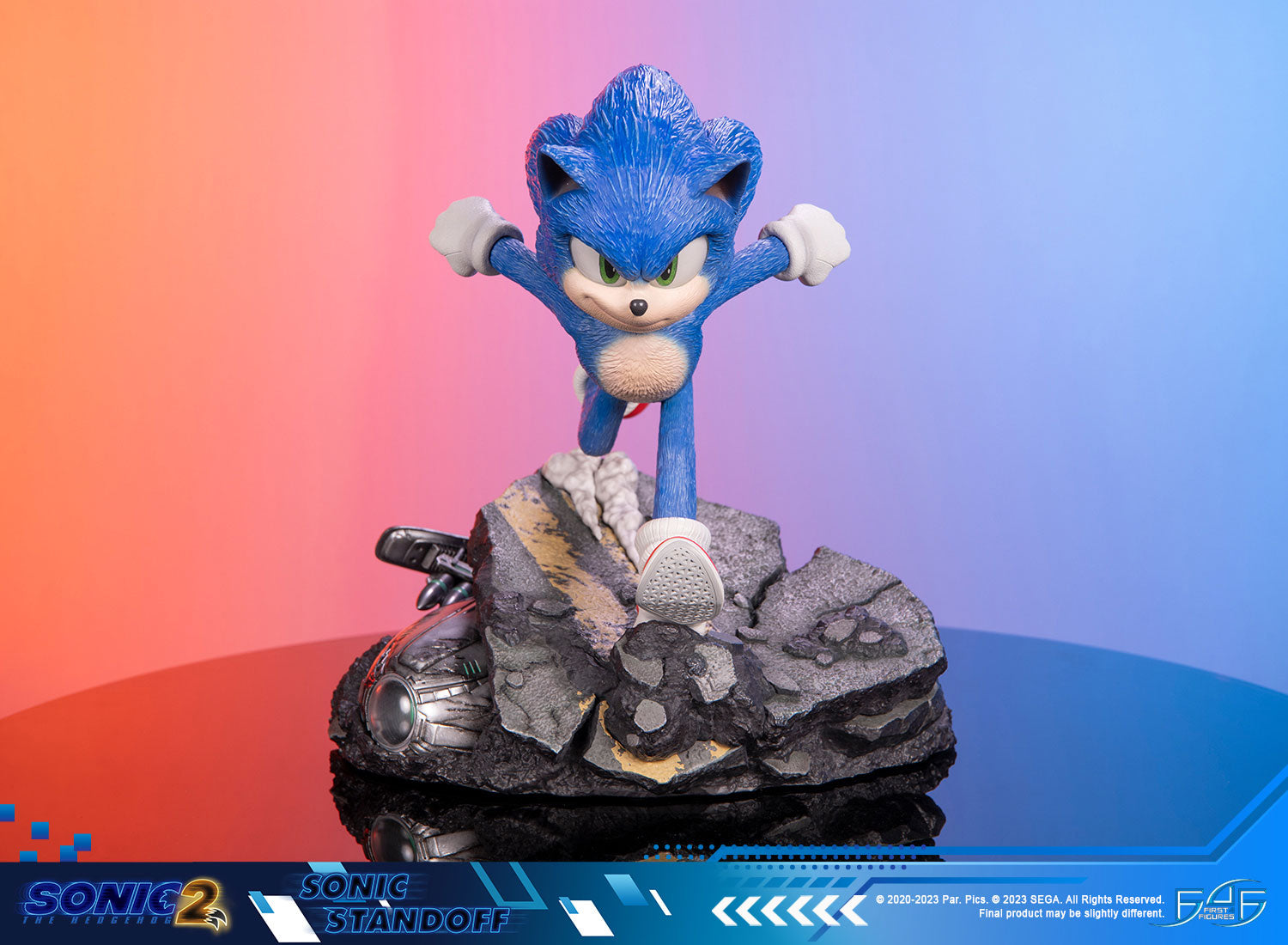 PRE-ORDER First4Figures - Sonic the Hedgehog 2 - Sonic Standoff